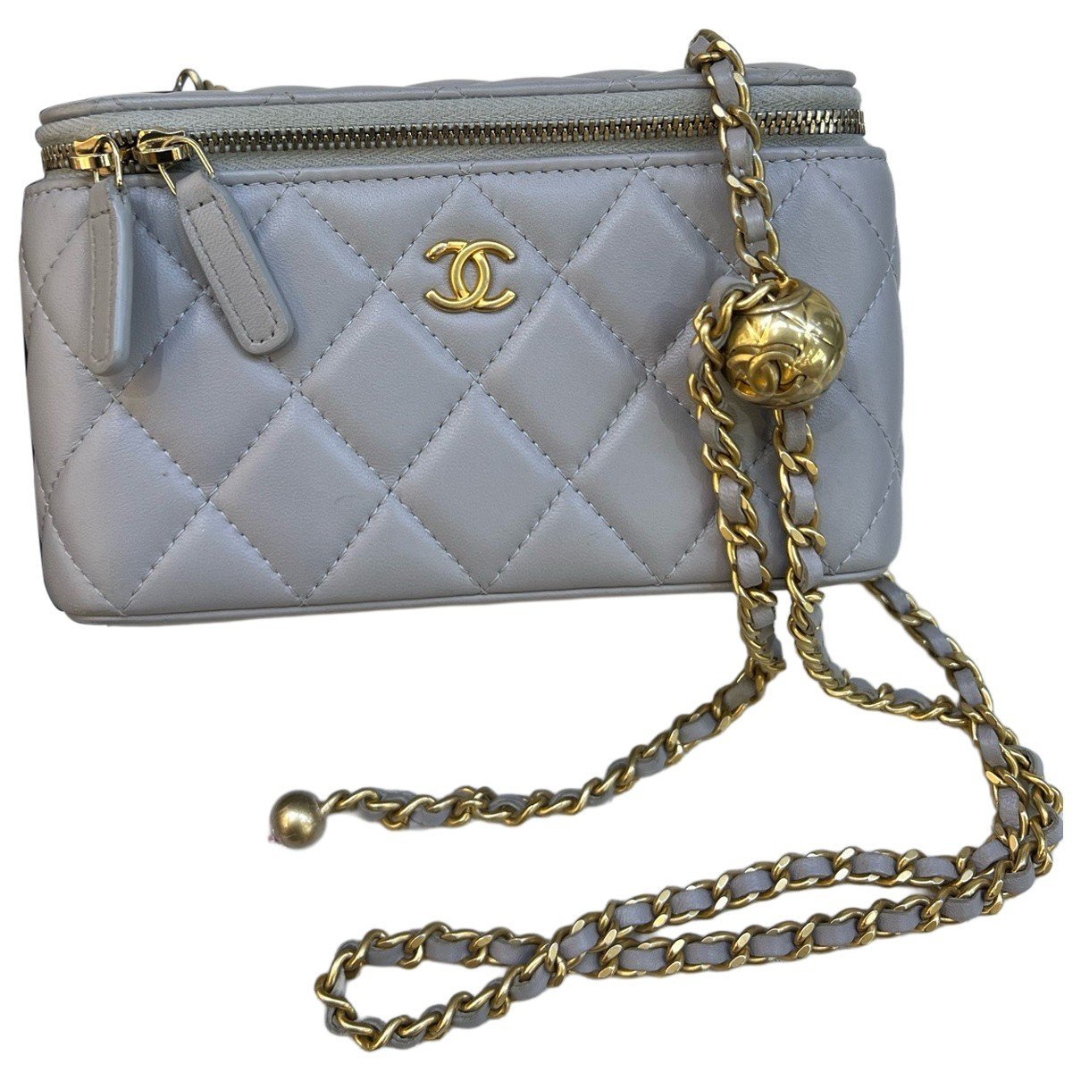Trendy CC Vanity leather handbag