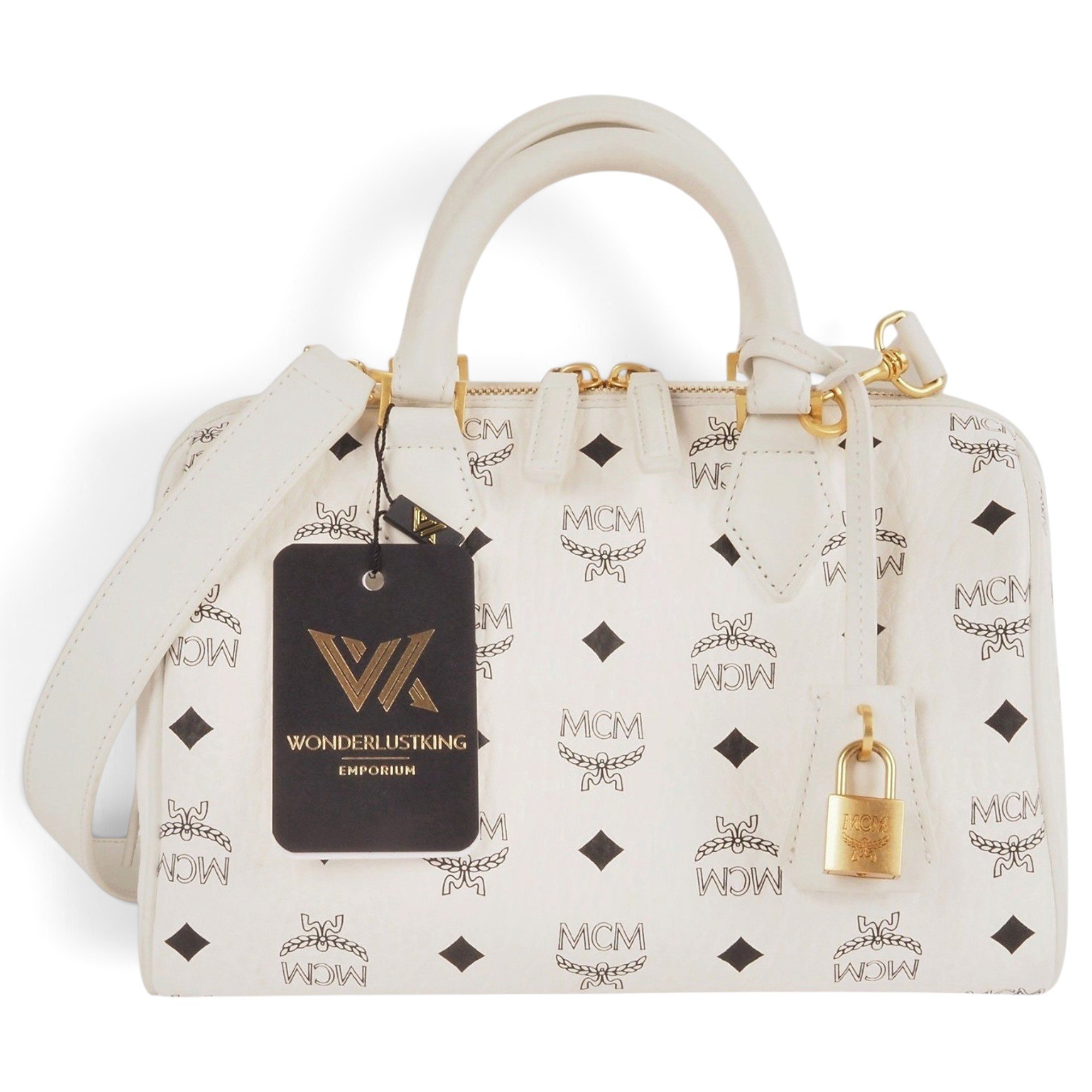 Boston leather handbag