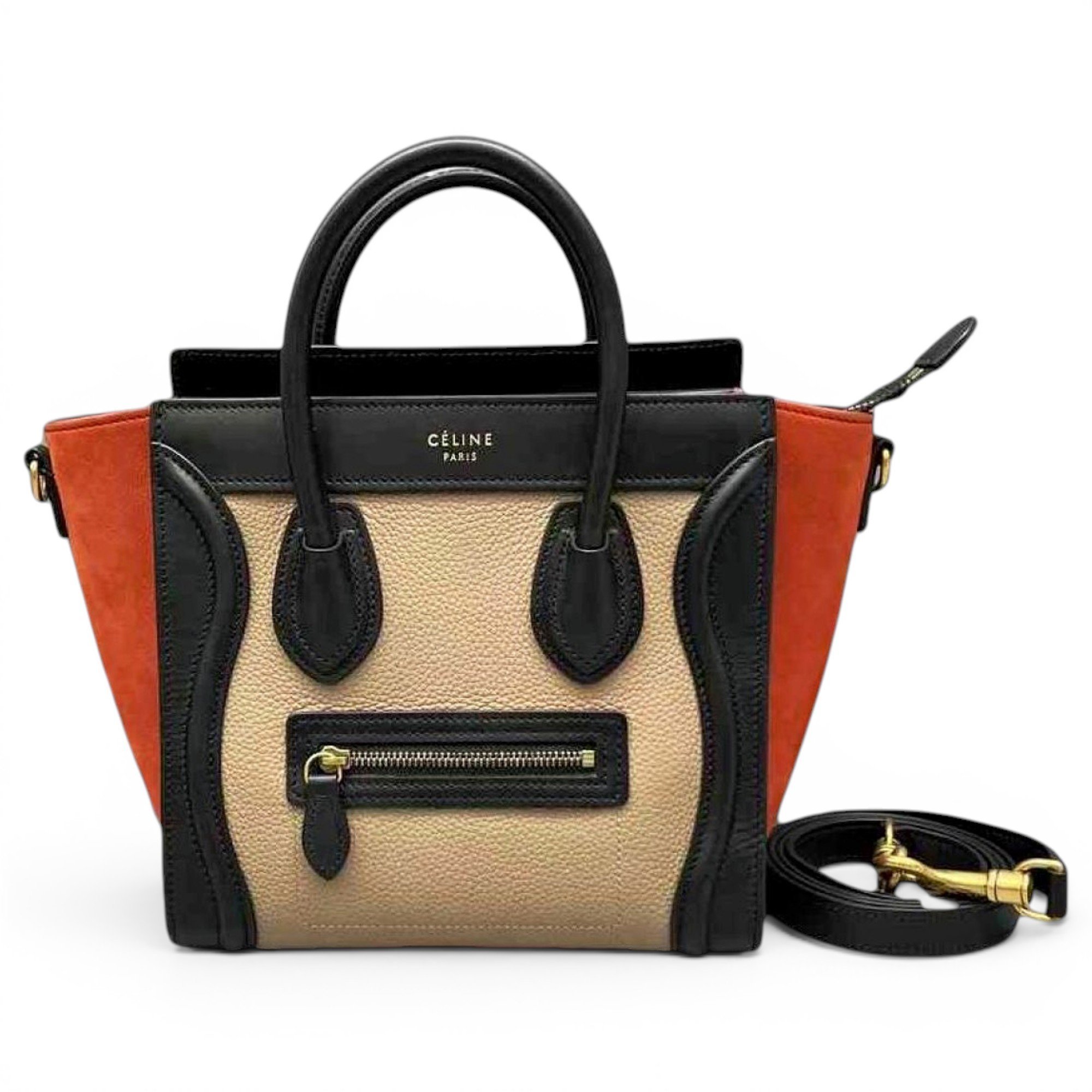 Nano Luggage leather handbag