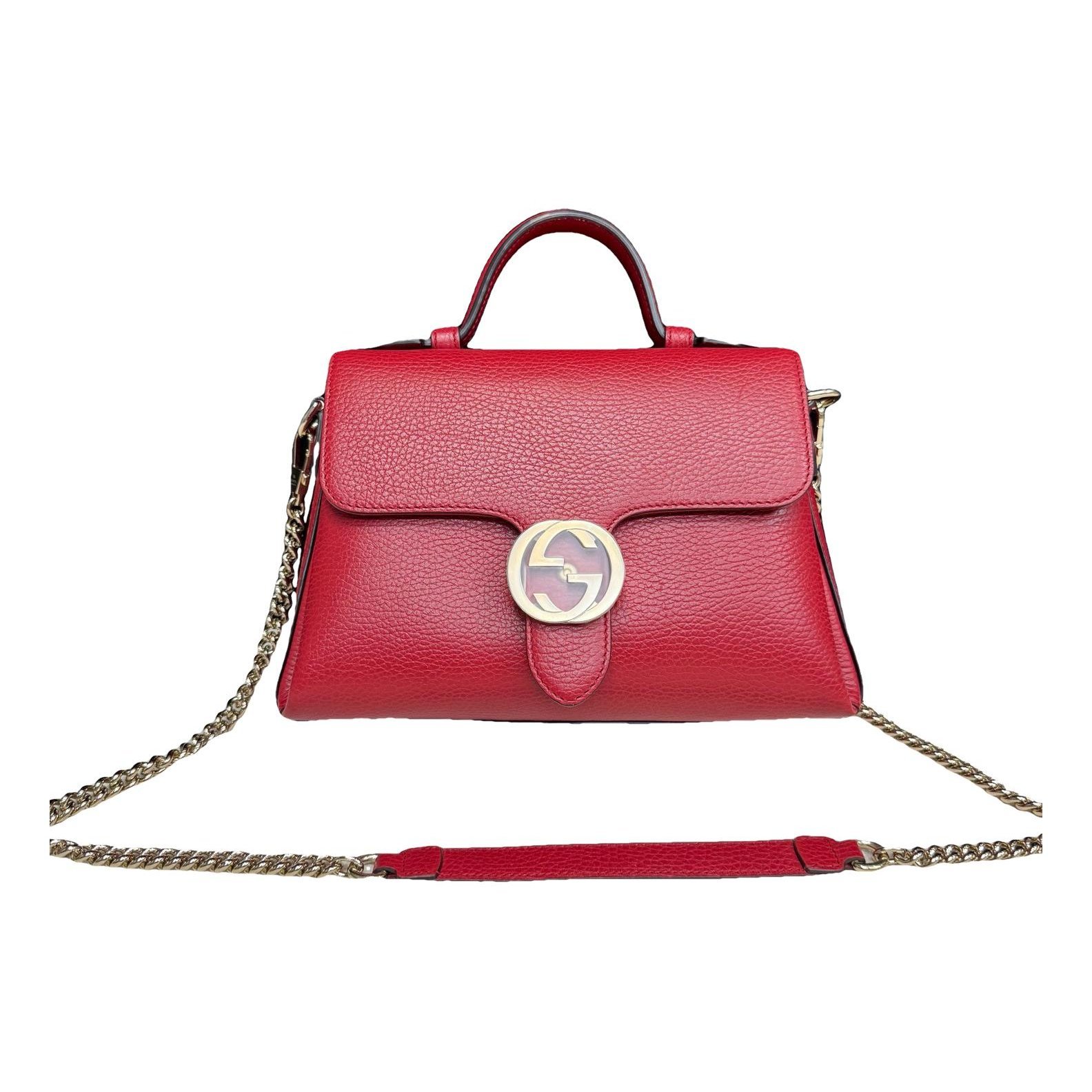 Leather handbag