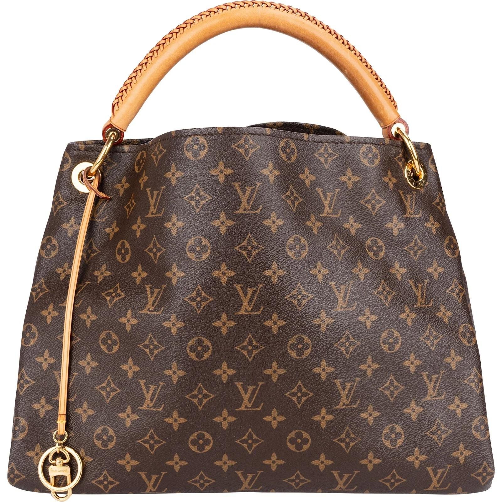 Artsy leather handbag