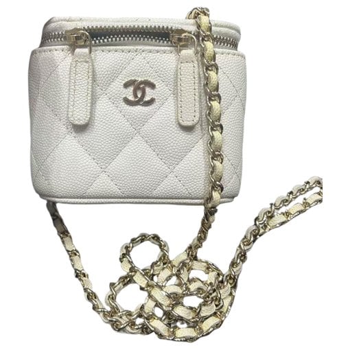 Trendy CC Vanity leather handbag
