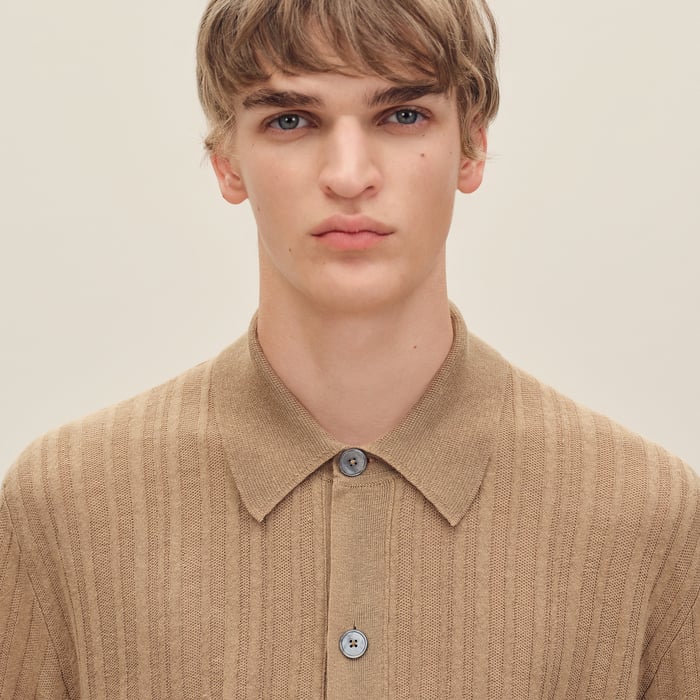 Kraft Short-sleeve Straight Cut Shirt