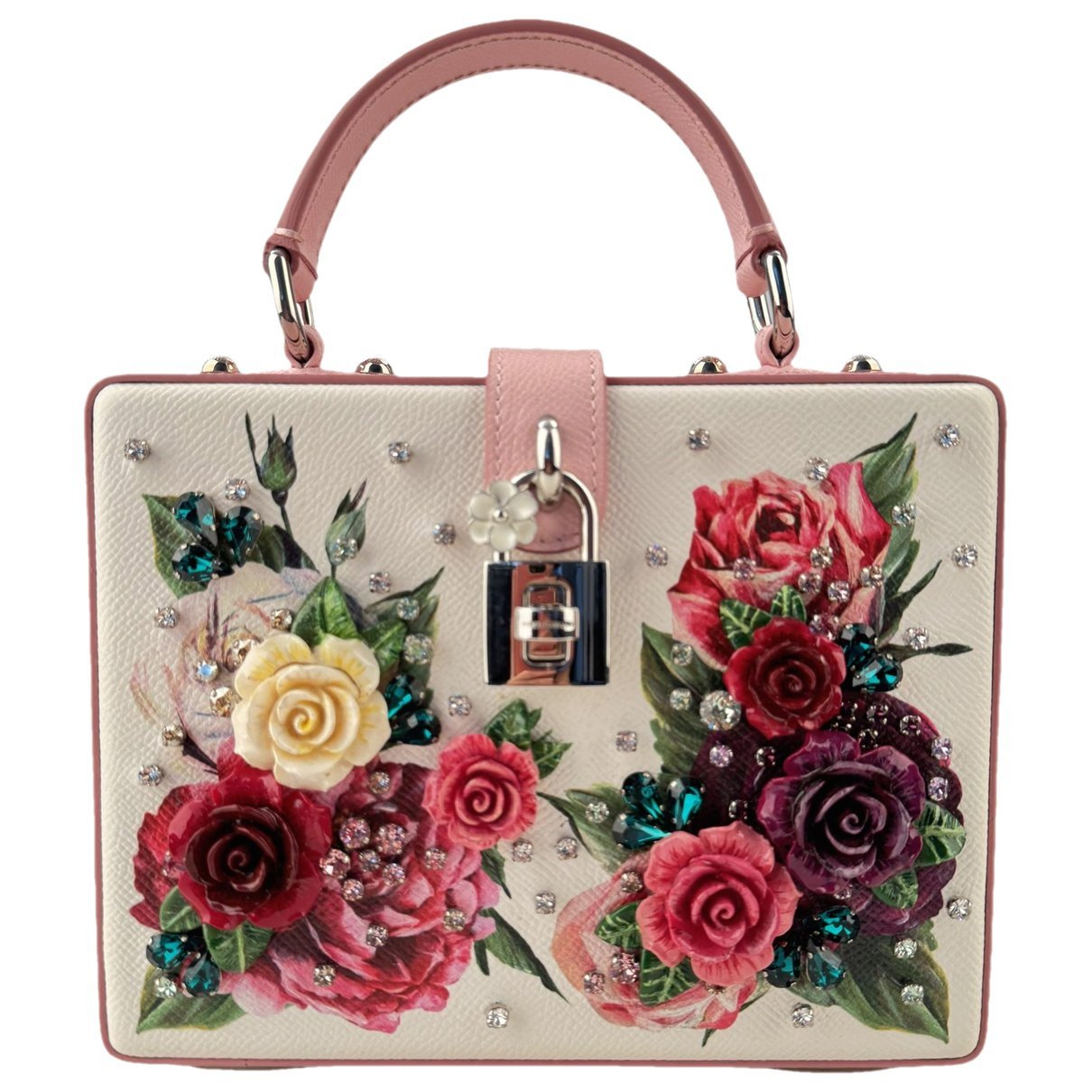 Dolce Box leather crossbody bag