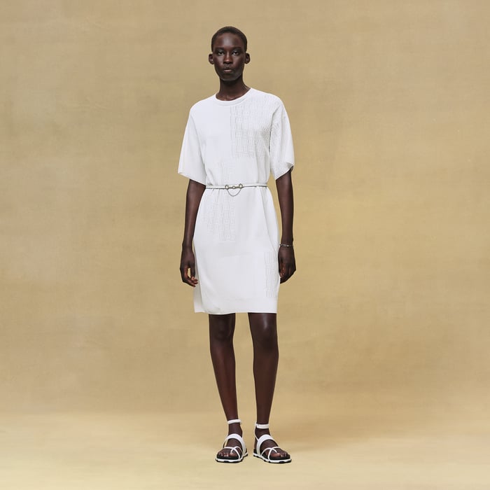 Blanc Cassé "Chaine d'Ancre" Tunic Dress