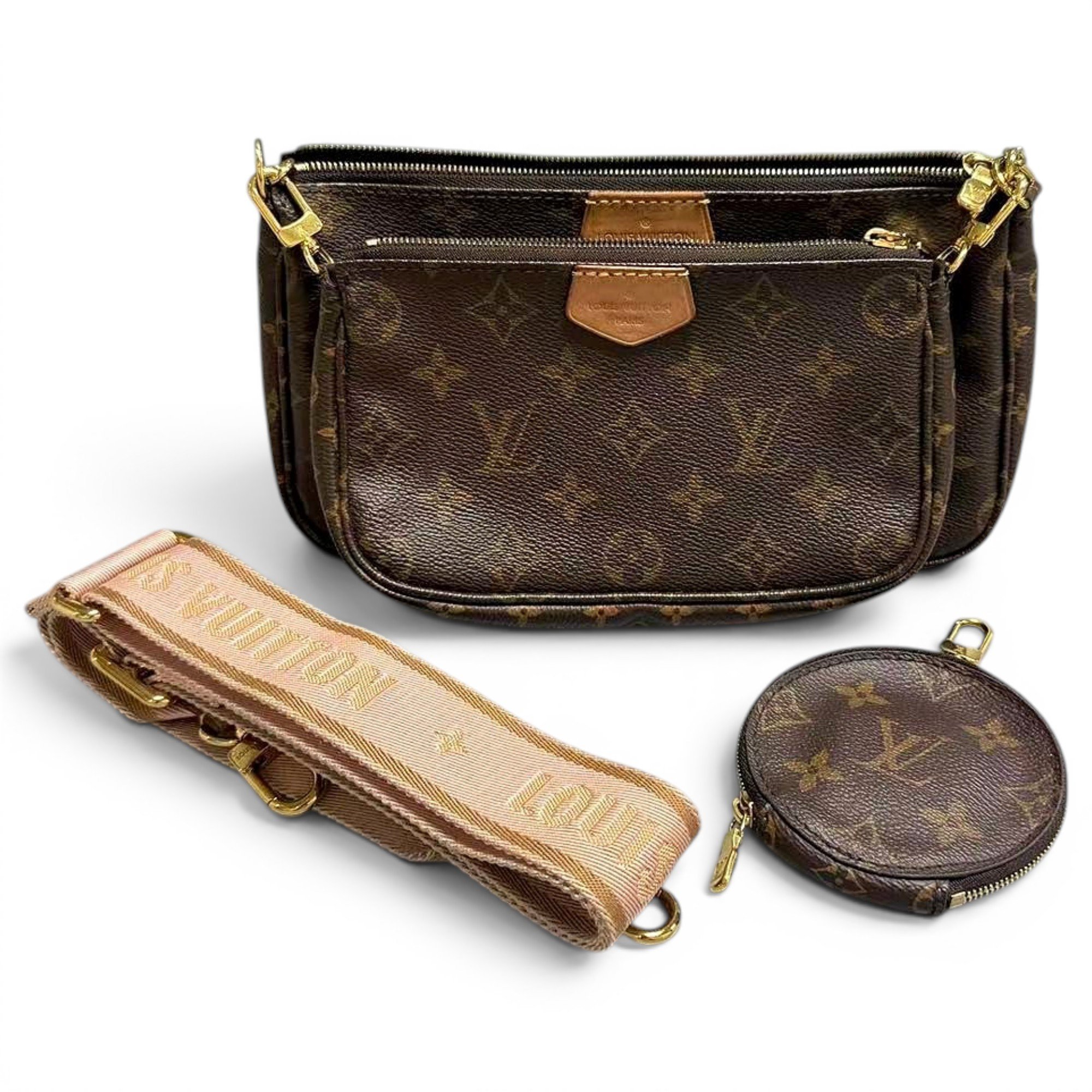 Multi Pochette Accessoires leather crossbody bag