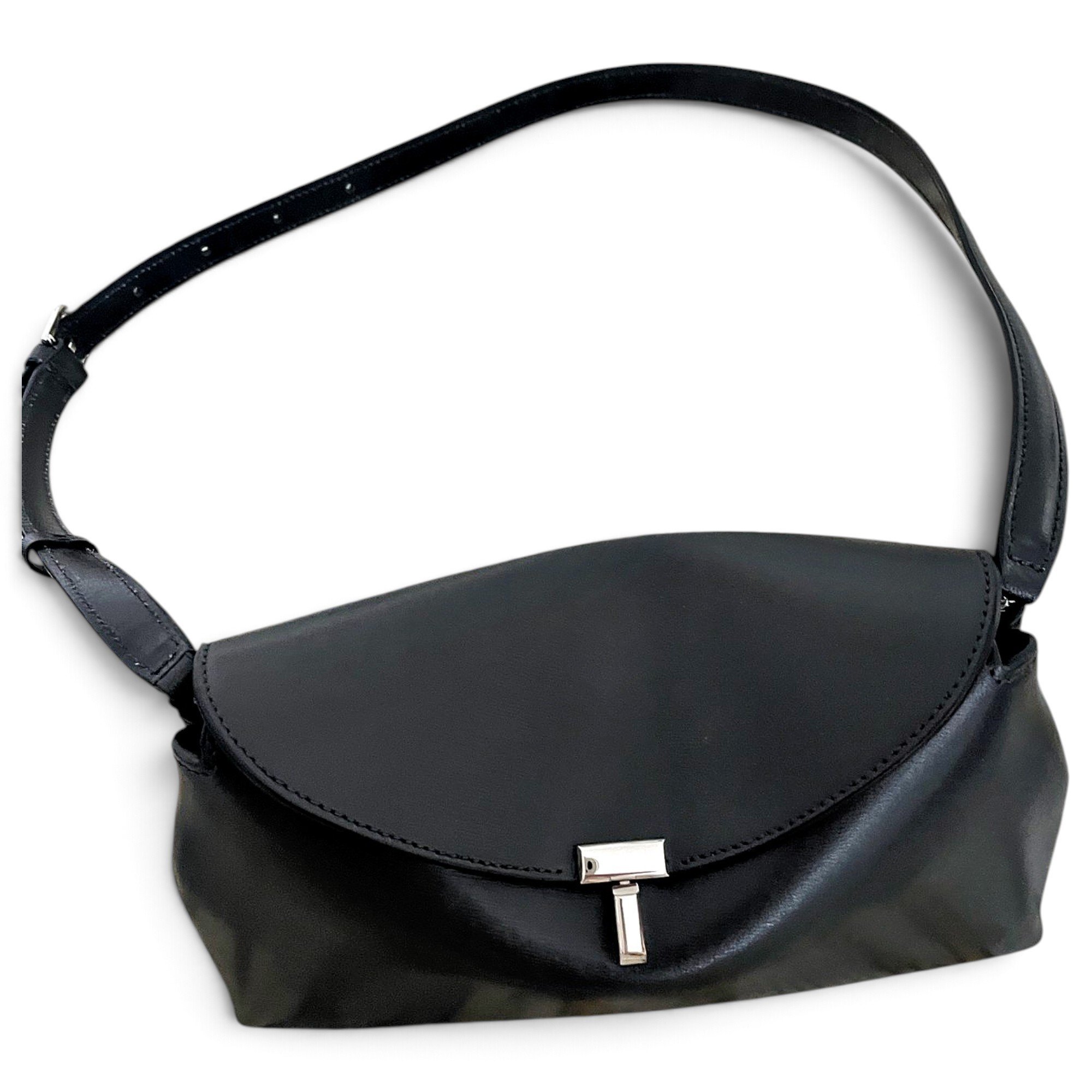 Toteme T-Lock leather handbag