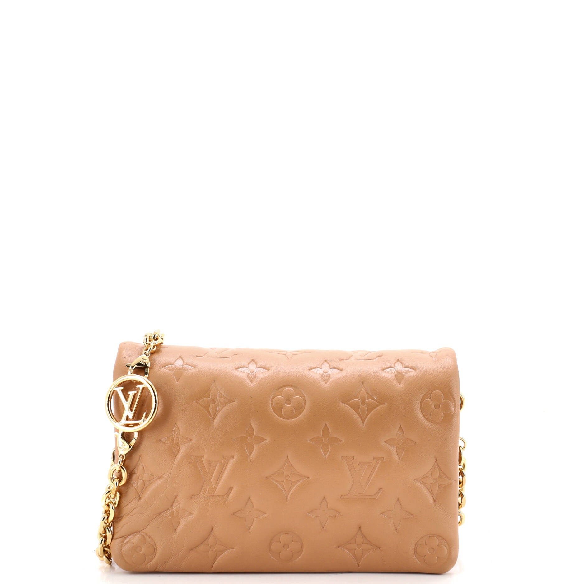 Coussin Pochette Monogram Embossed Lambskin