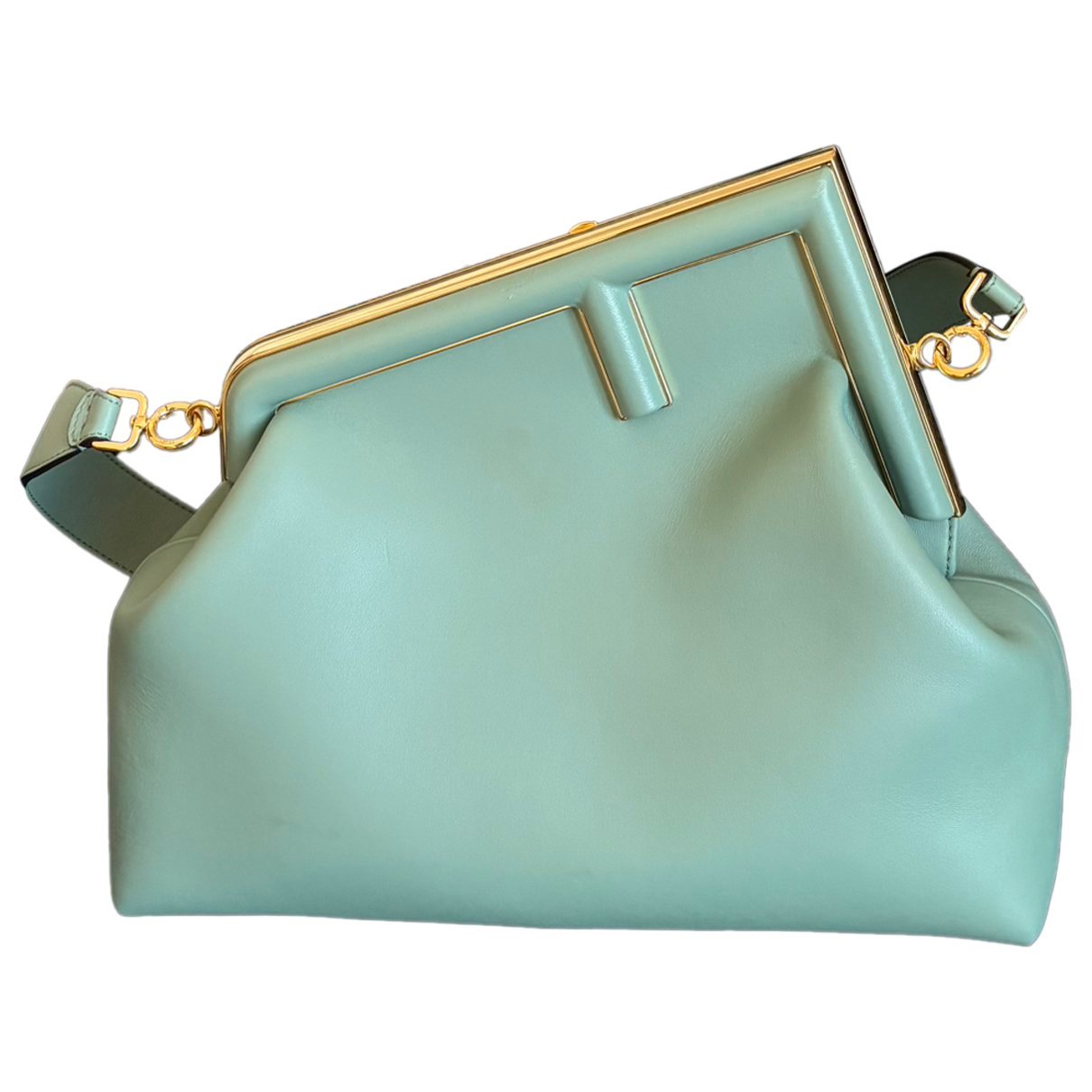 First leather handbag