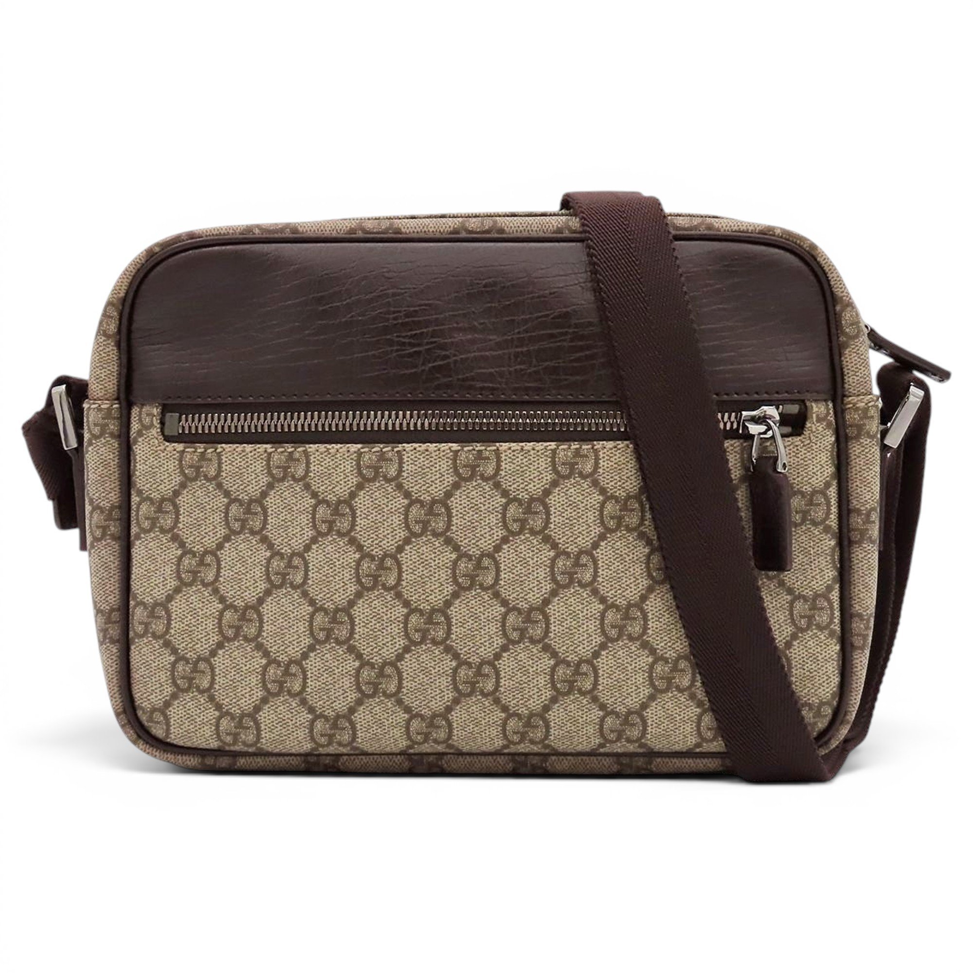 Ophidia GG Supreme leather handbag
