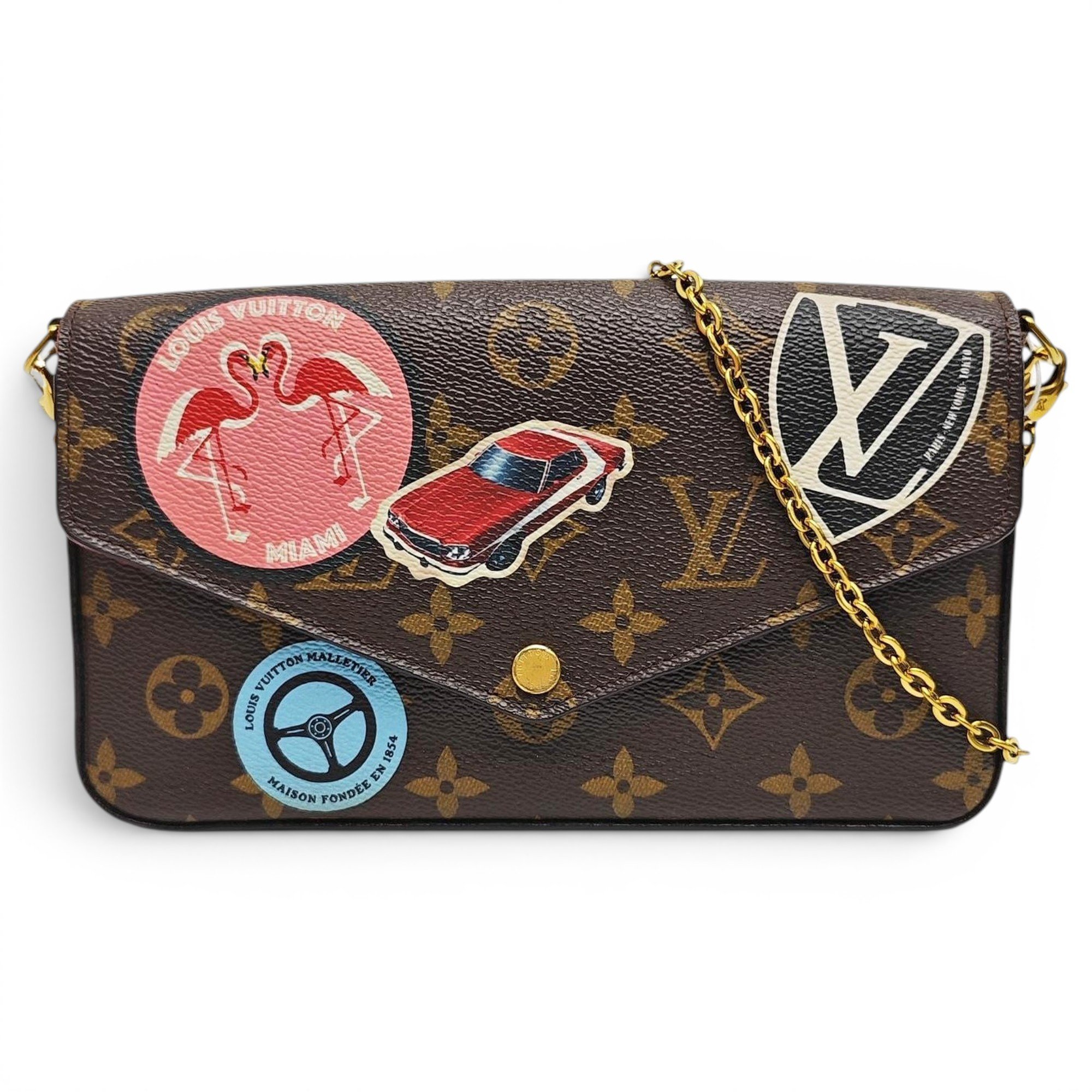 Félicie leather crossbody bag