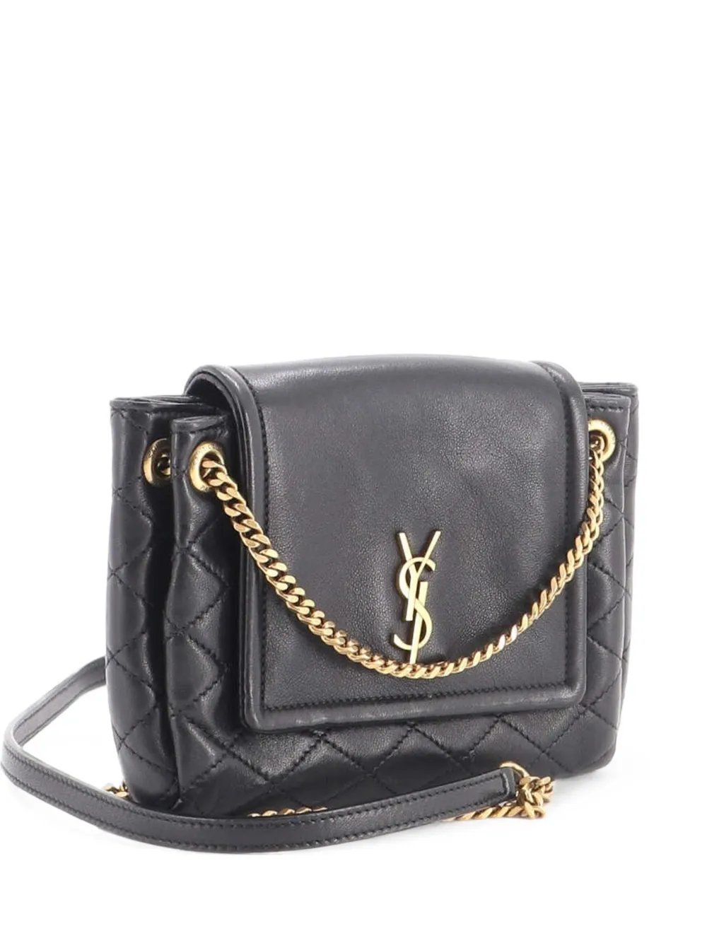 Saint Laurent Nolita Satchel Quilted Leather Mini crossbody bag