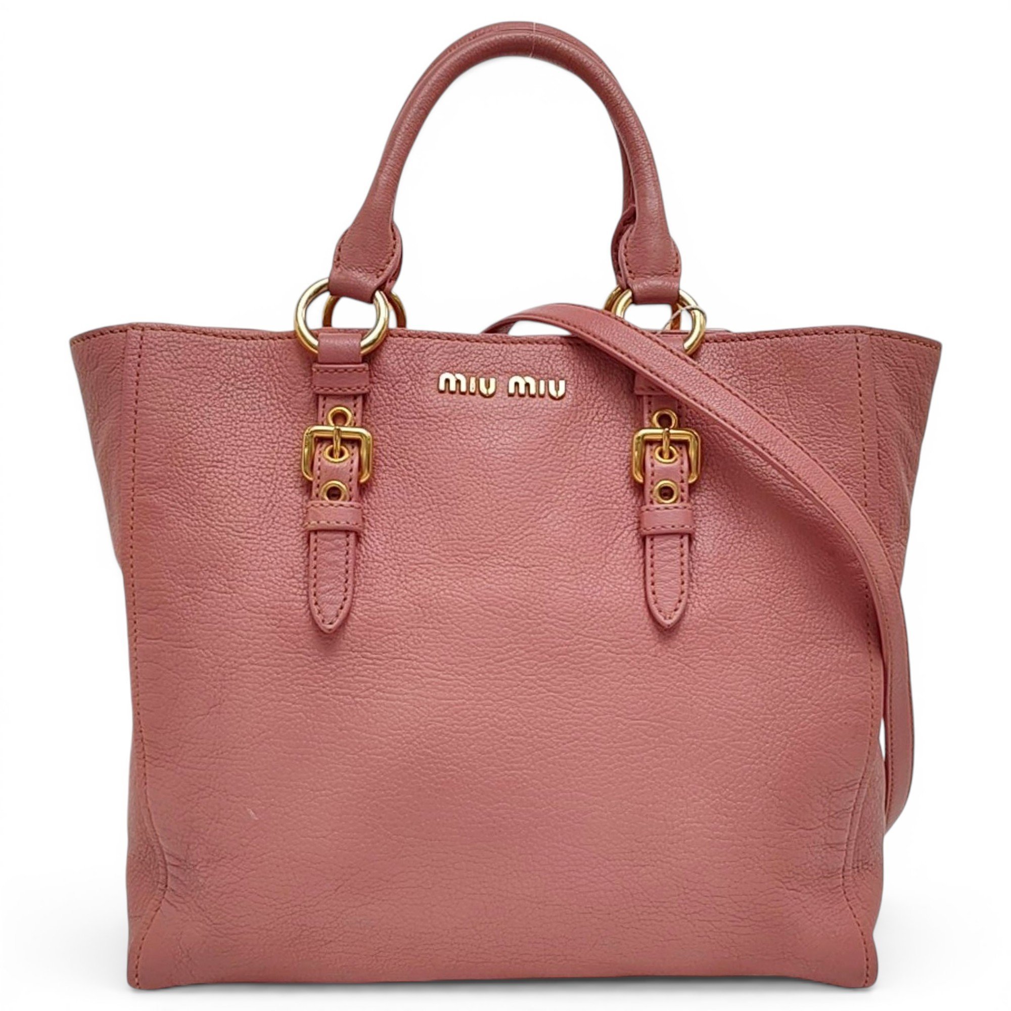 Miu Miu Ivy leather crossbody bag