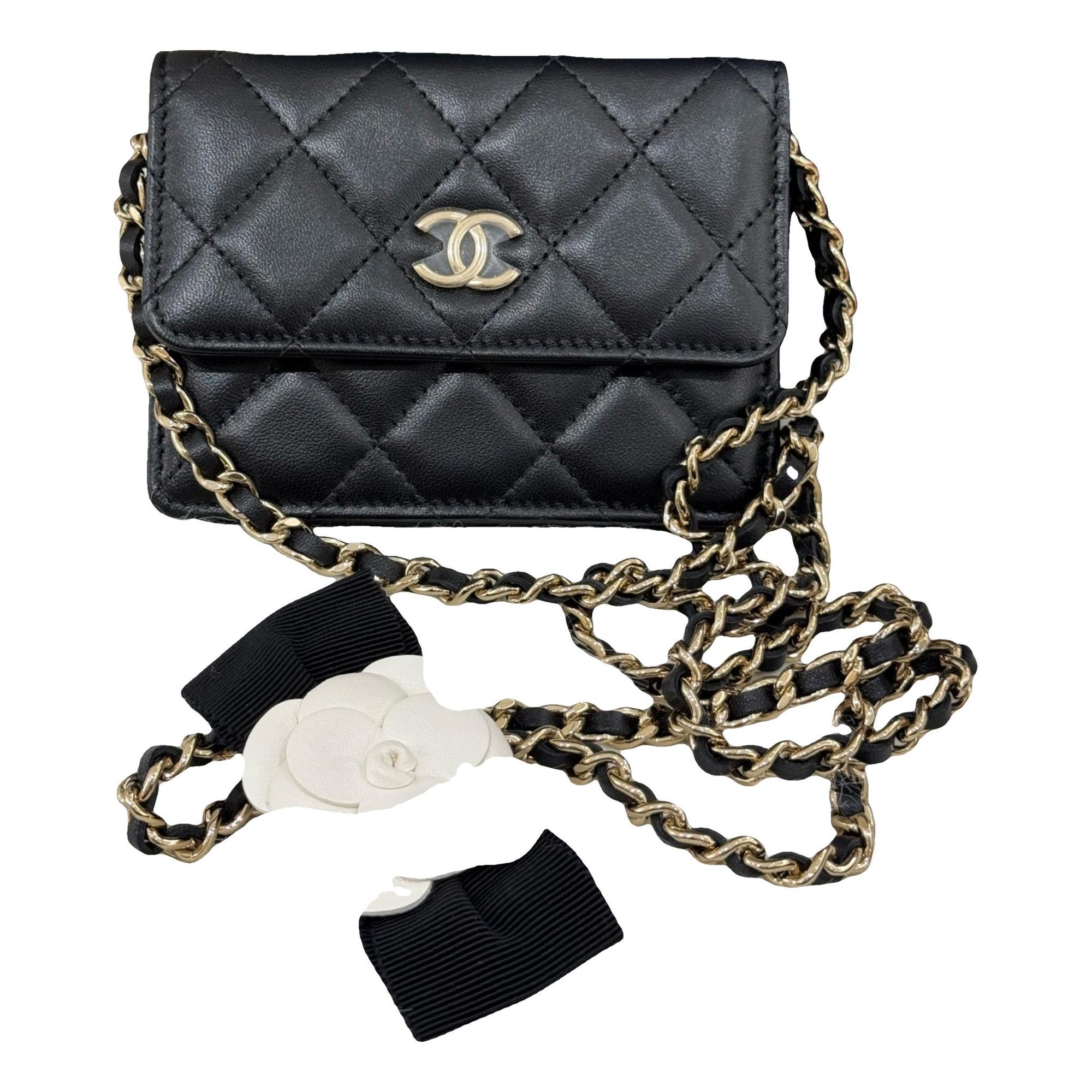 Wallet On Chain Timeless/Classique leather crossbody bag