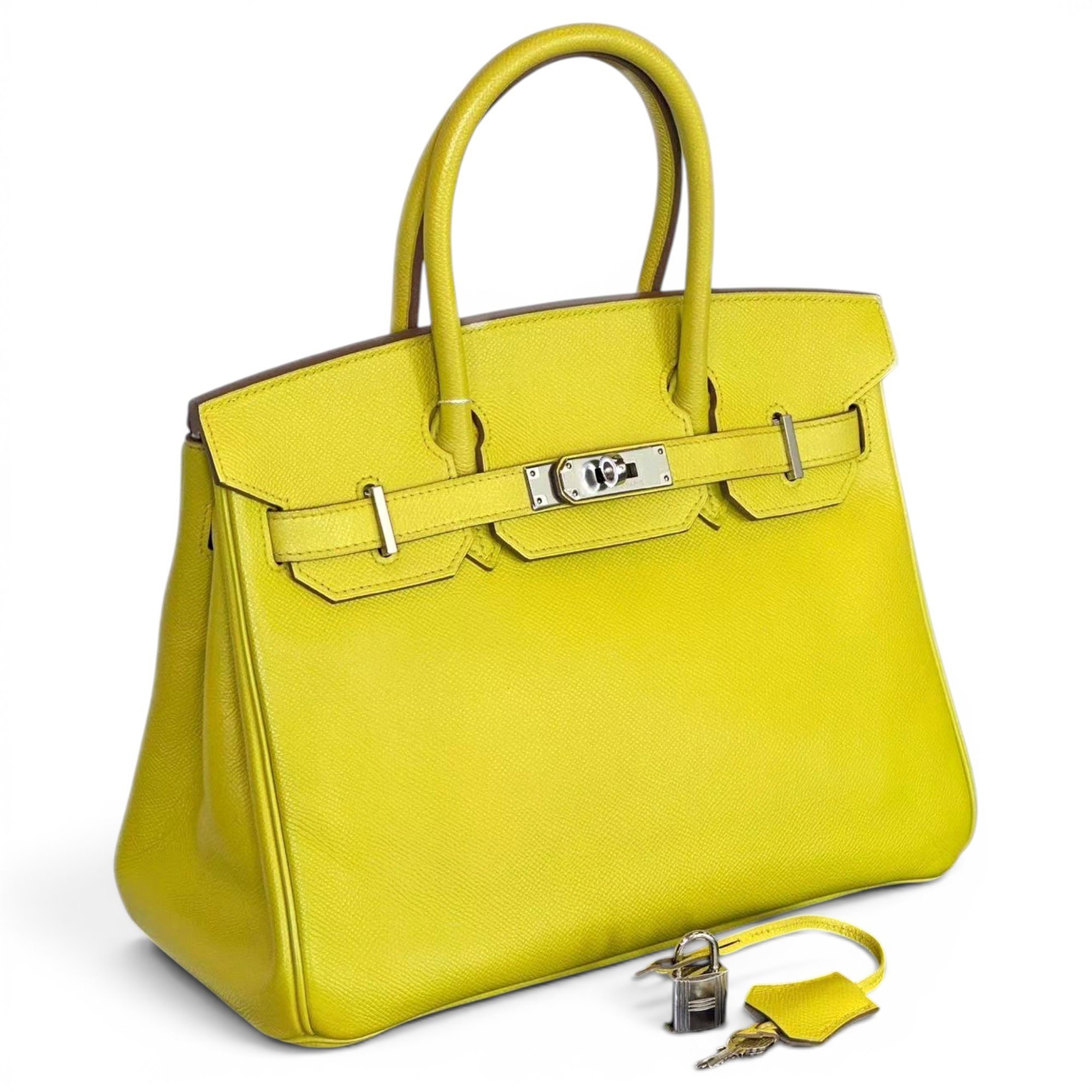 Birkin 30 leather handbag