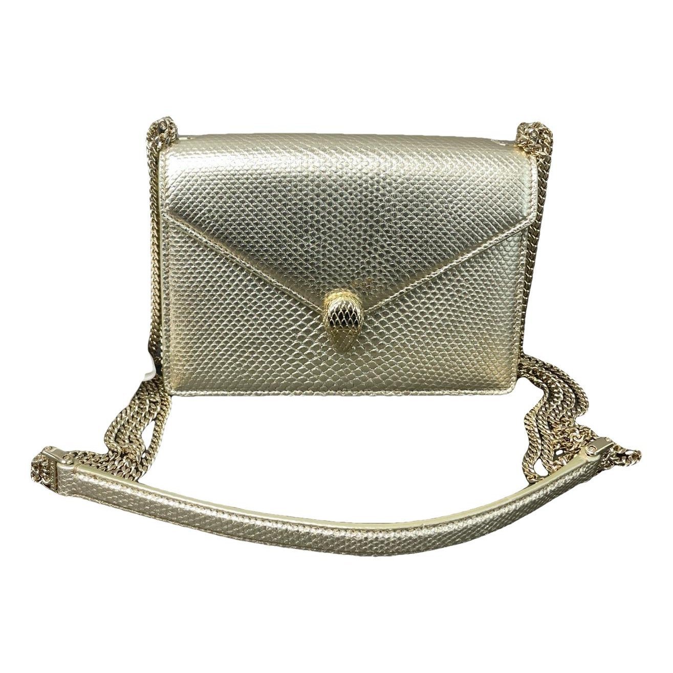 Serpenti leather handbag