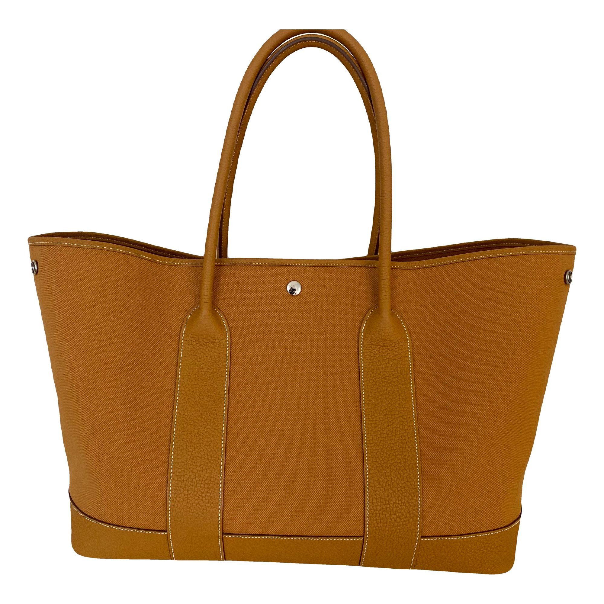 Hermes Garden Party leather handbag