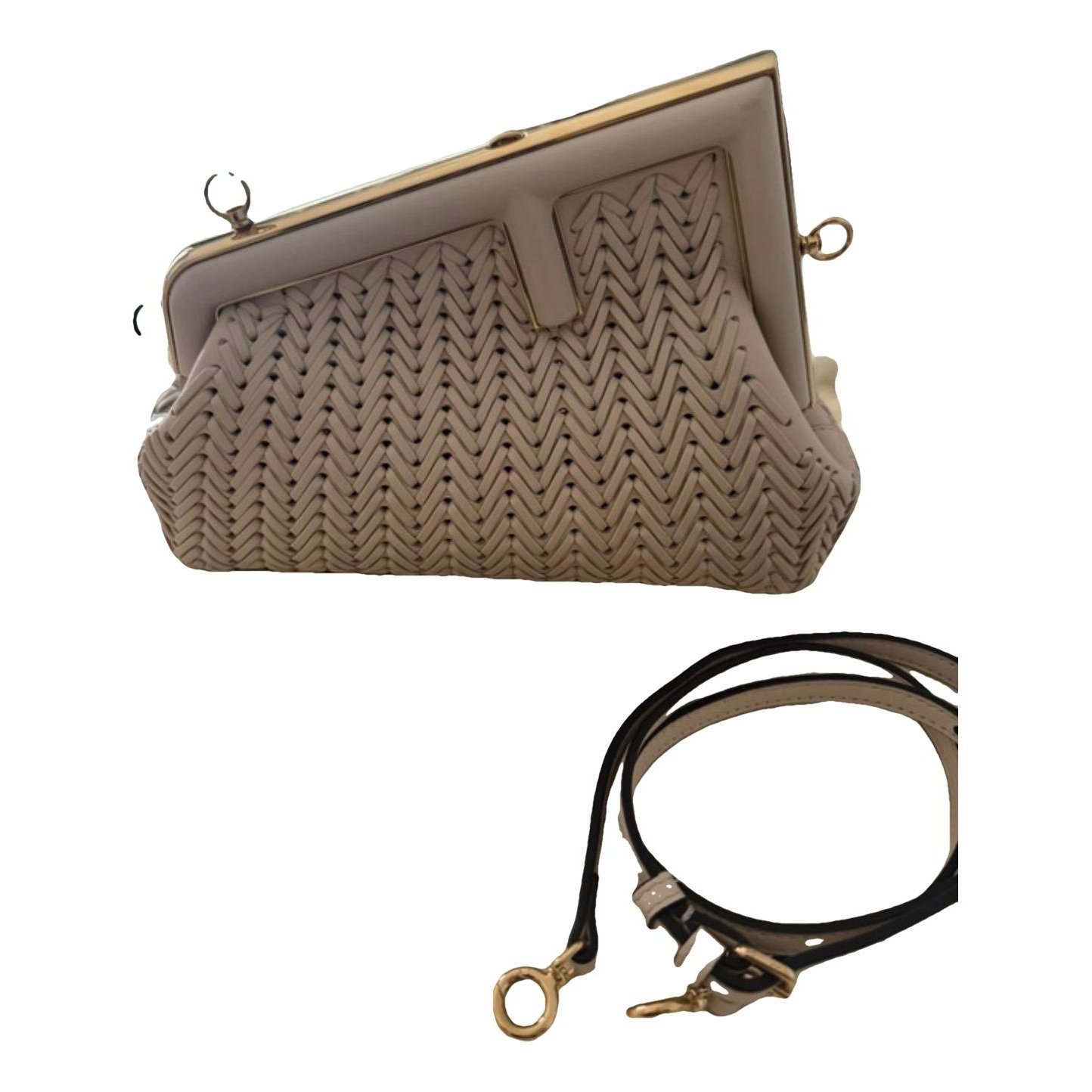 First leather handbag