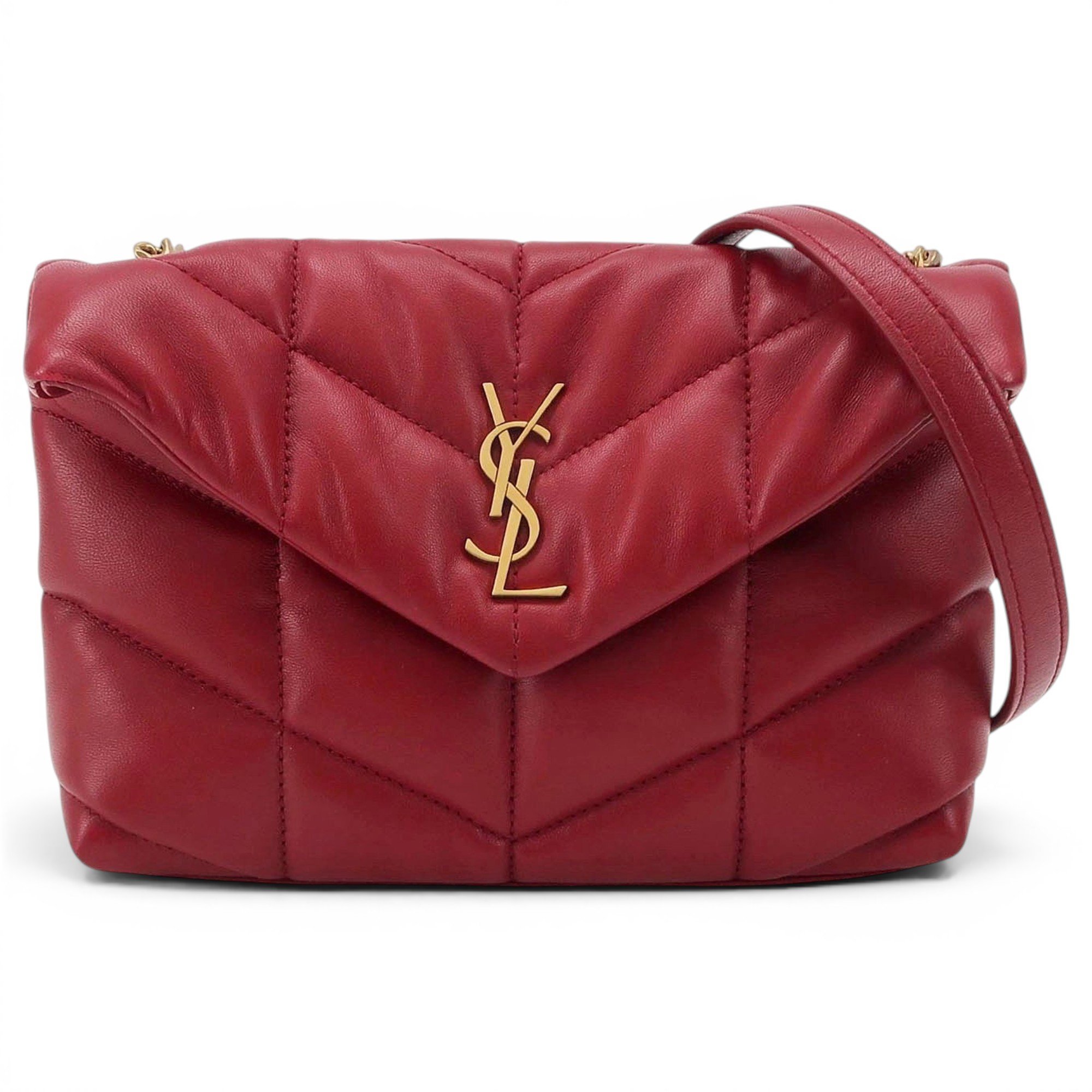 Loulou Puffer leather crossbody bag