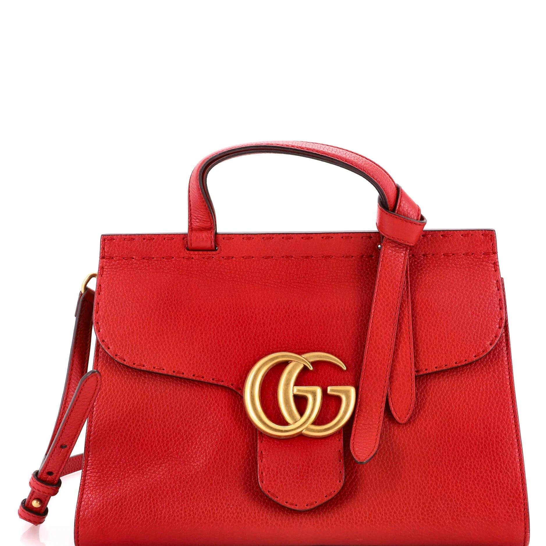 Leather handbag