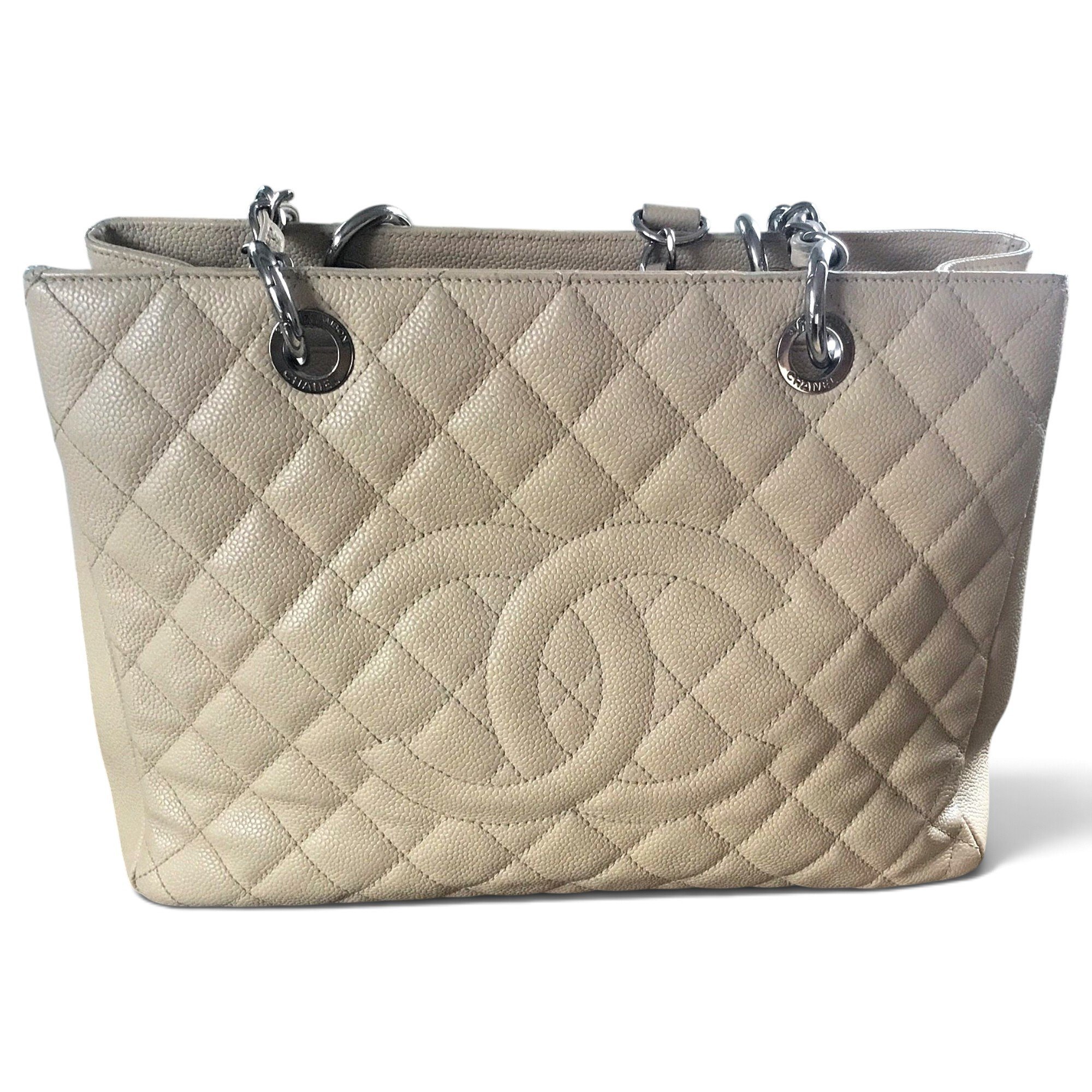 Grand shopping leather tote