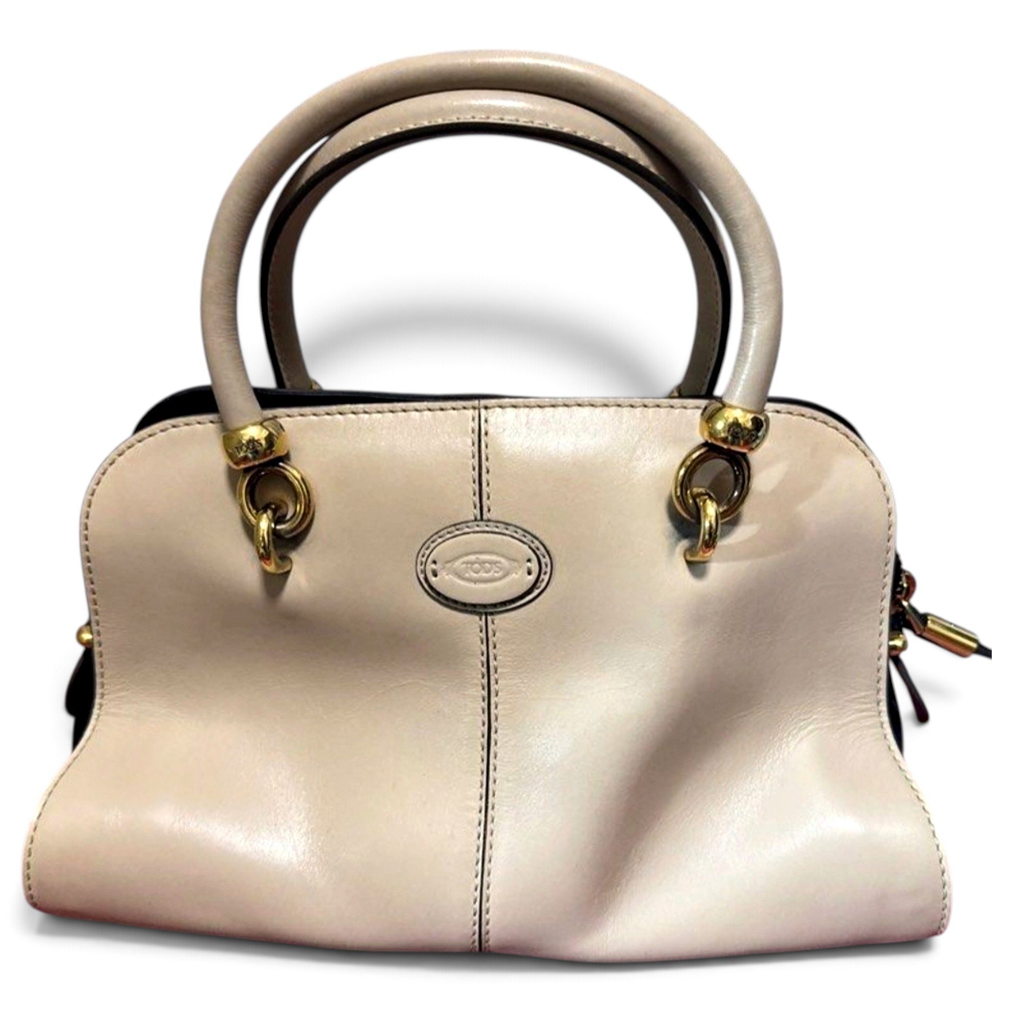 D Bag leather handbag