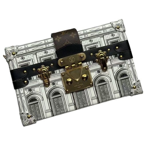 Petite Malle leather handbag