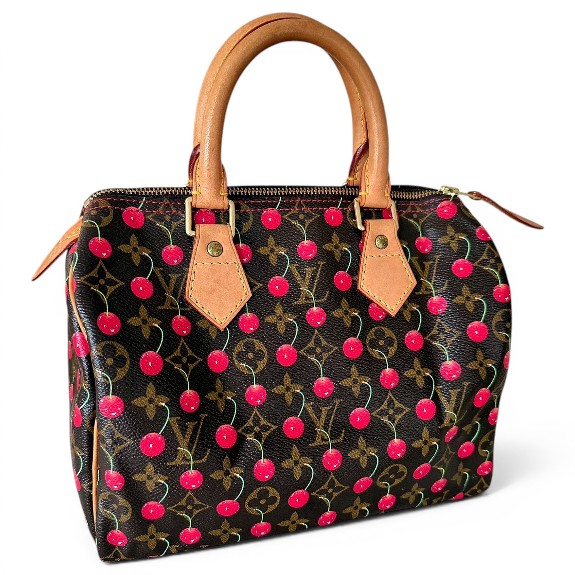 Speedy leather handbag