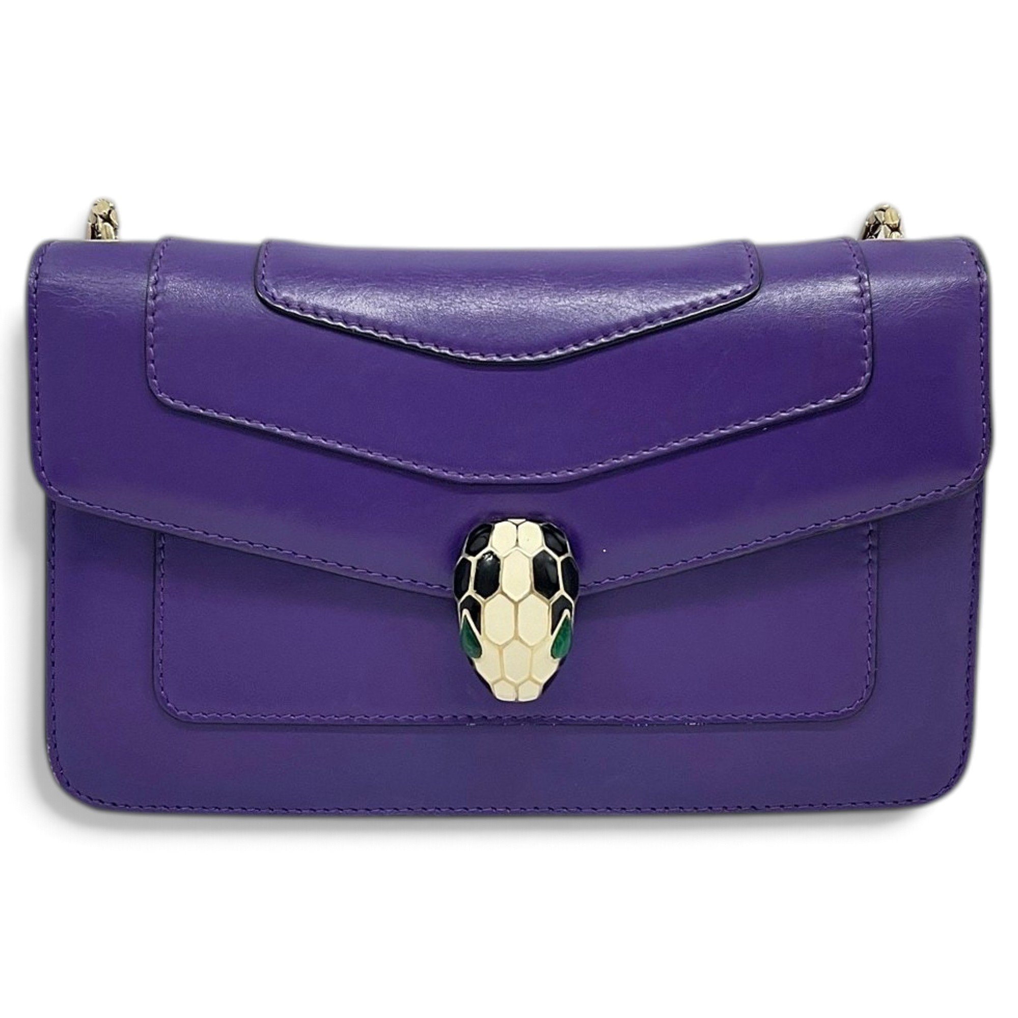 Serpenti leather crossbody bag