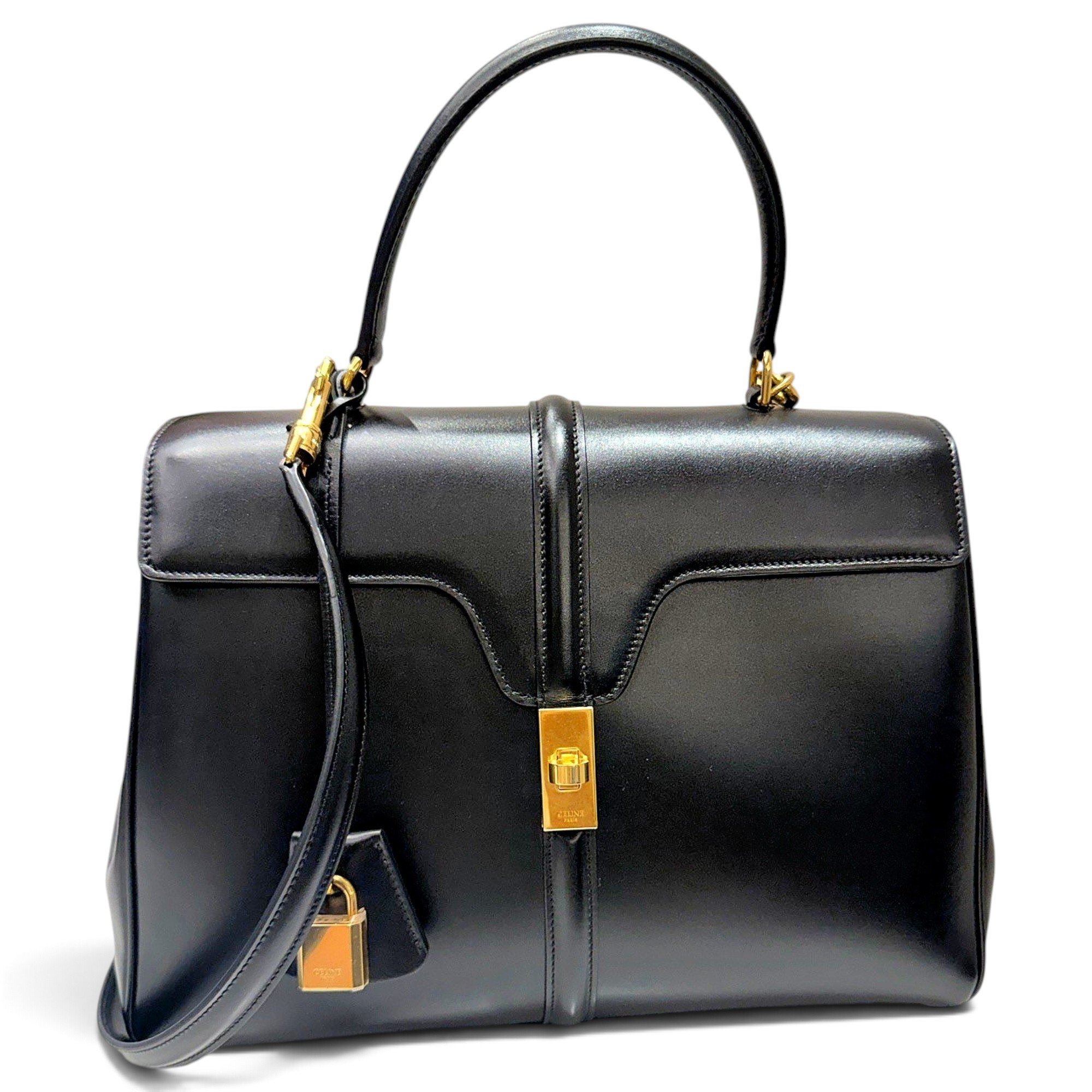 Sac 16 leather handbag