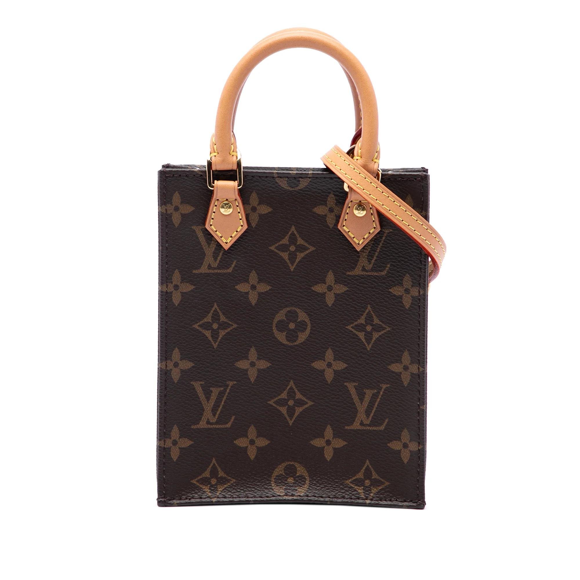 Plat leather satchel