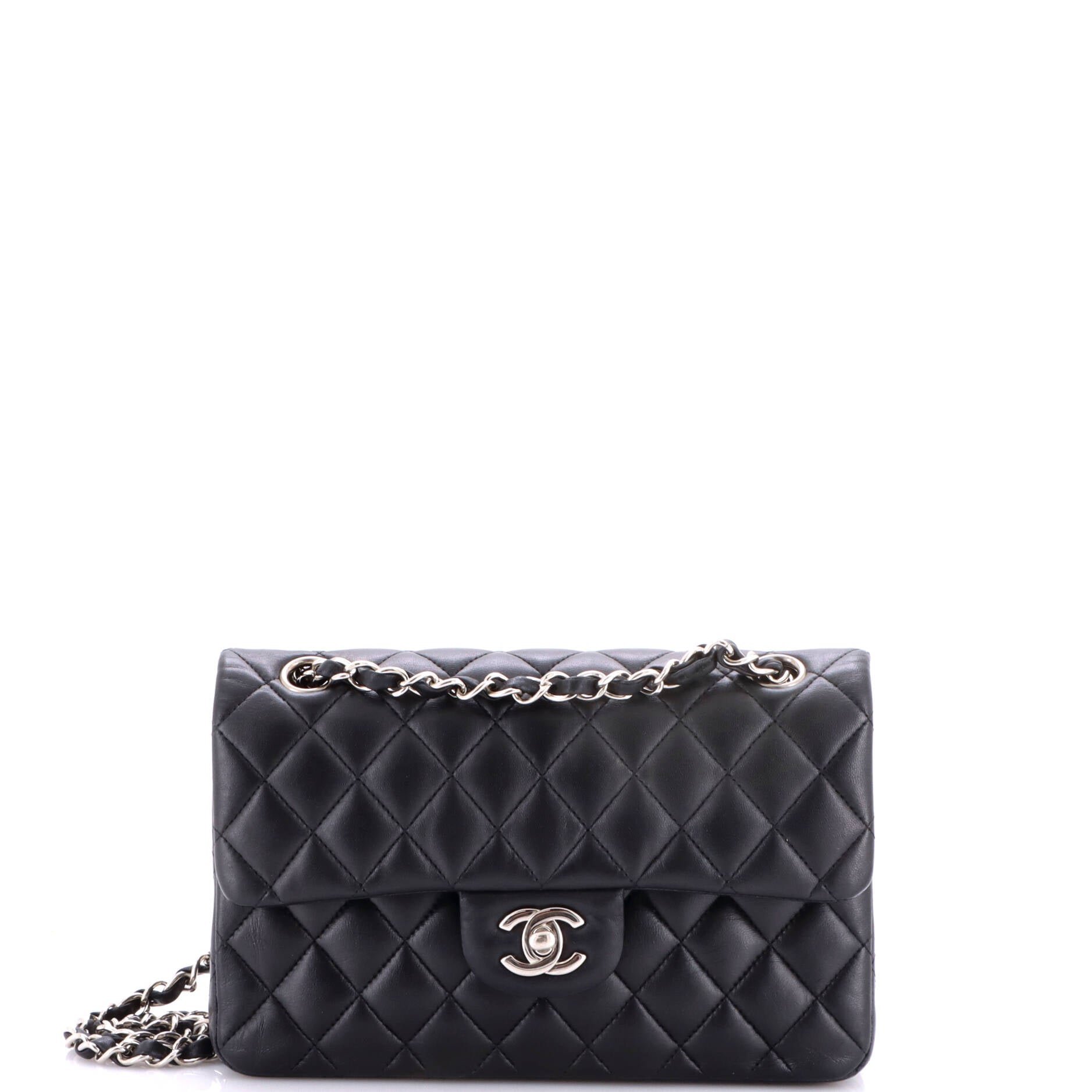 Classic Double Flap Bag Quilted Lambskin Small