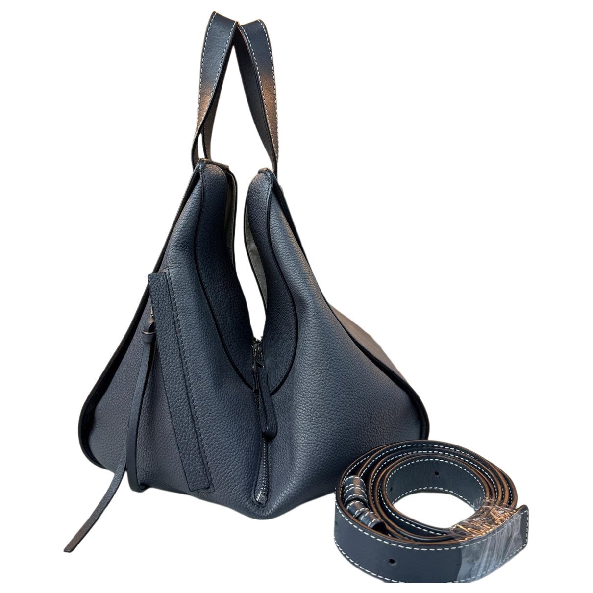 Hammock leather handbag