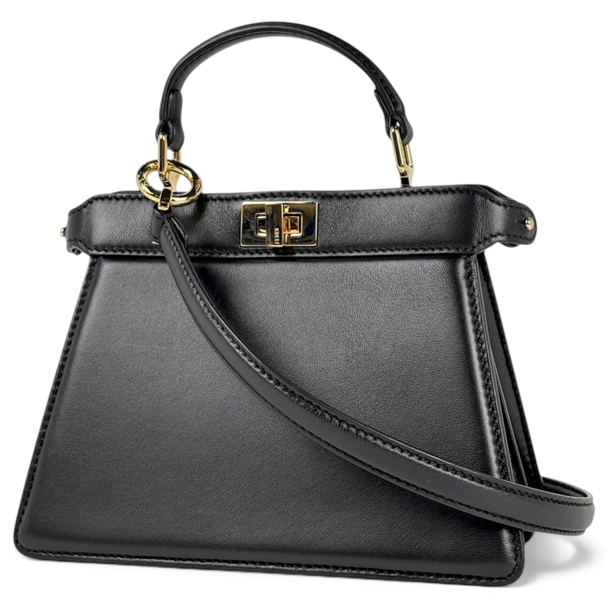 Peekaboo leather handbag