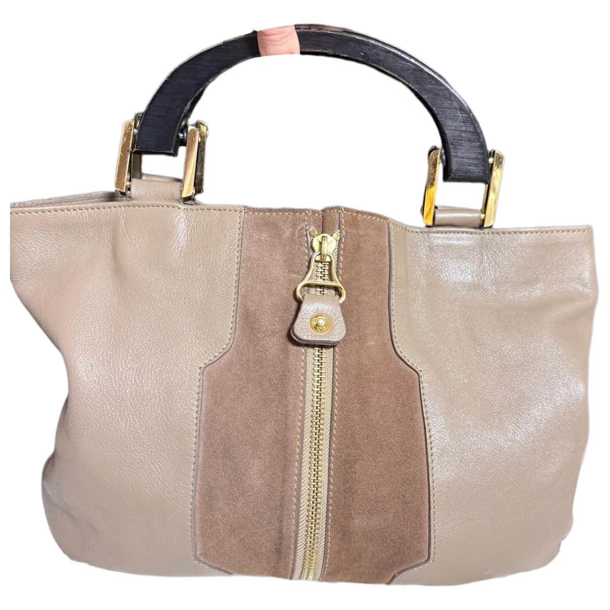 Leather handbag