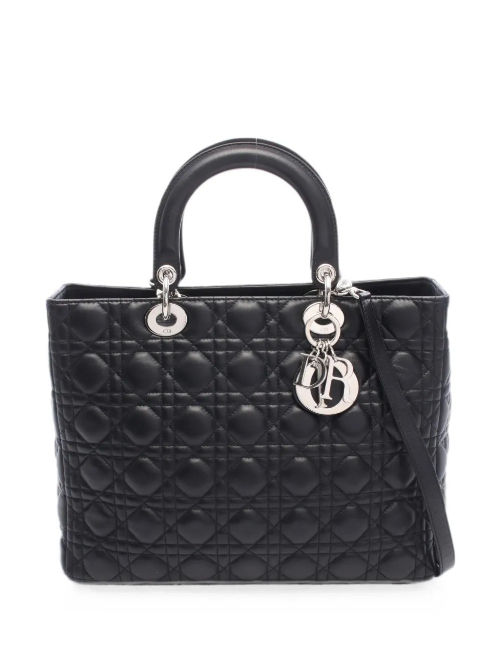 2010s Lady Dior Cannage tote bag