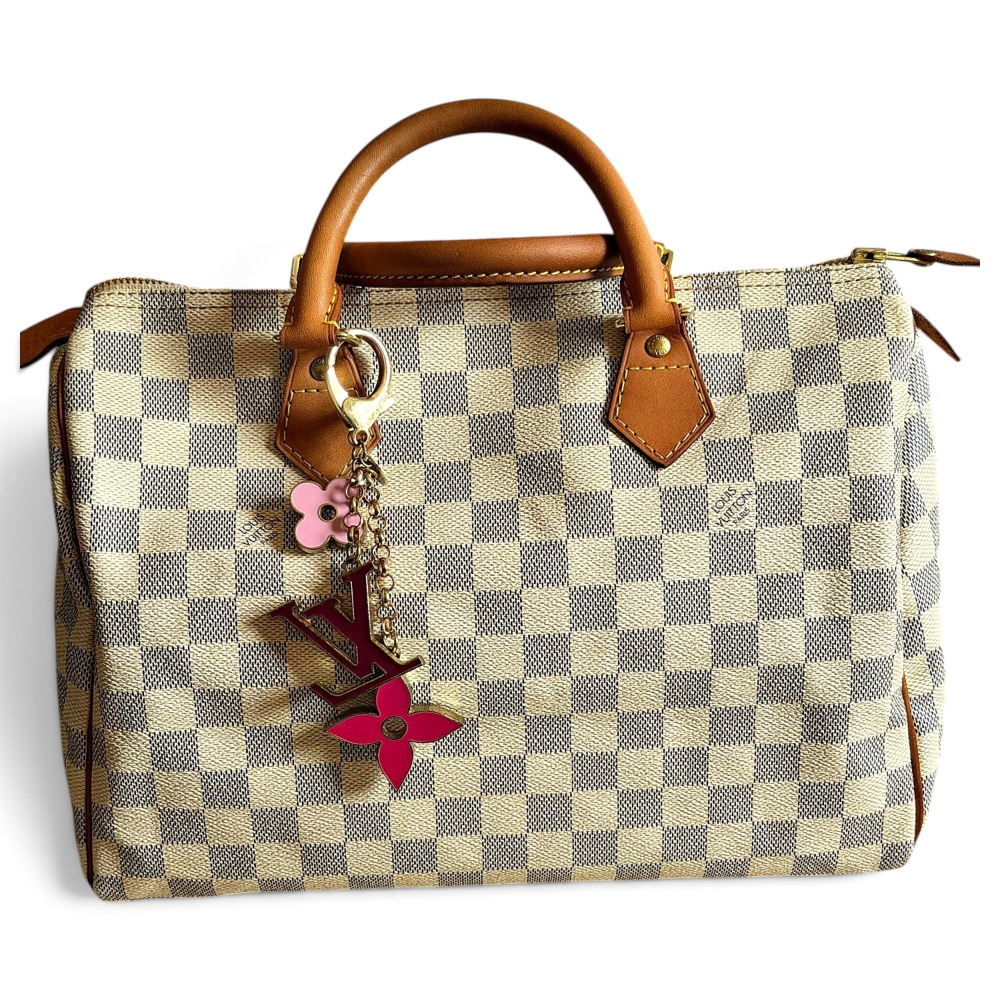 Speedy leather bowling bag