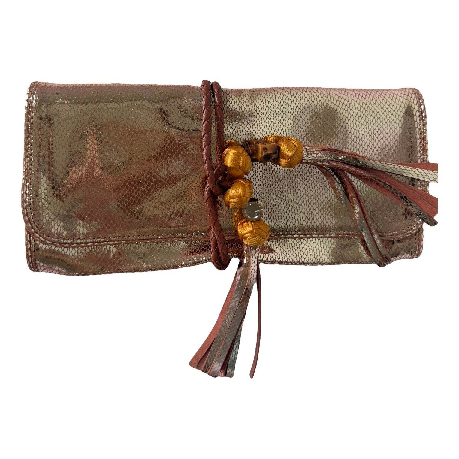 Lady Bamboo leather handbag