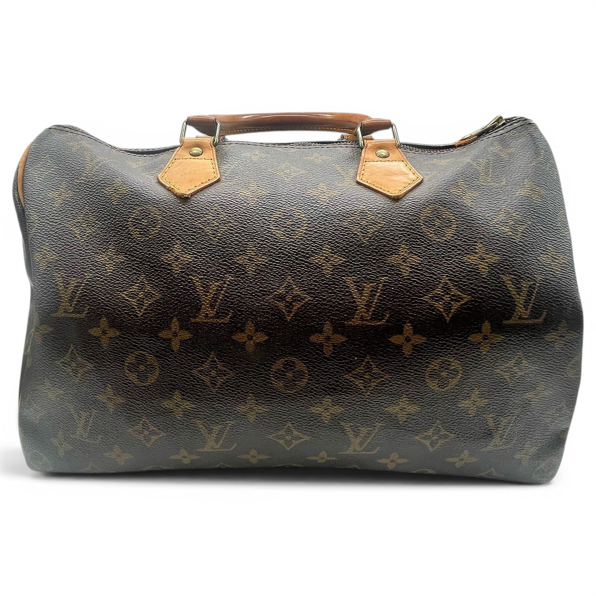 Speedy leather handbag