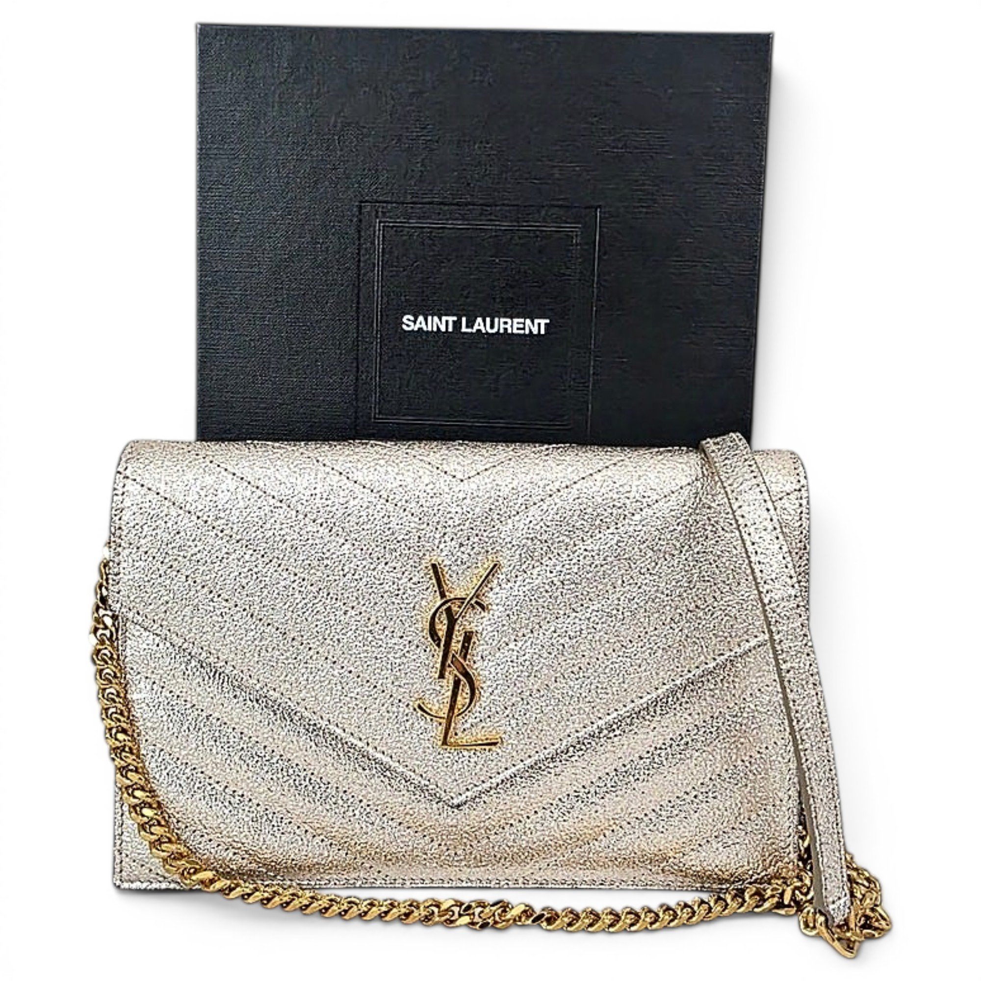 Envelope leather crossbody bag