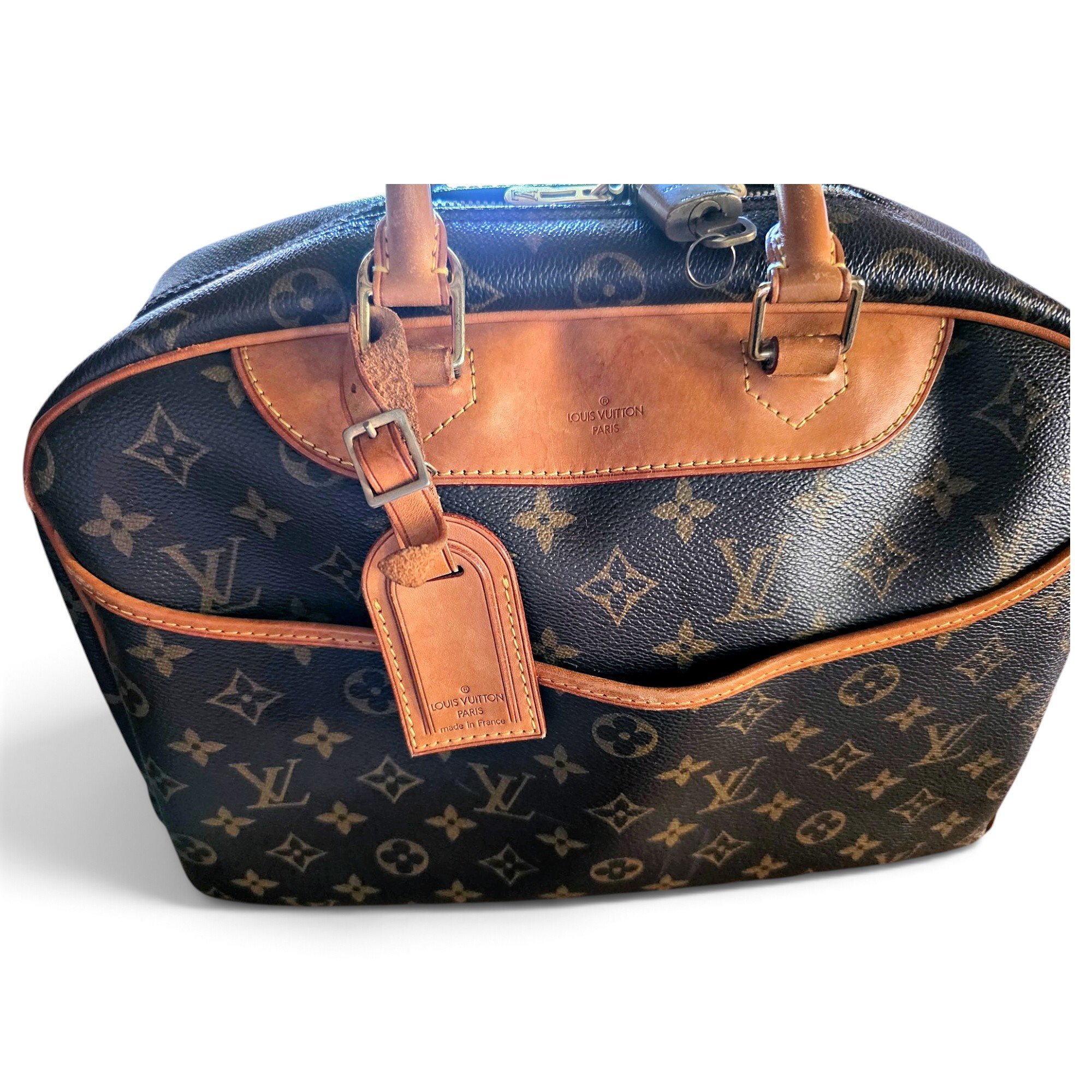 Deauville leather handbag