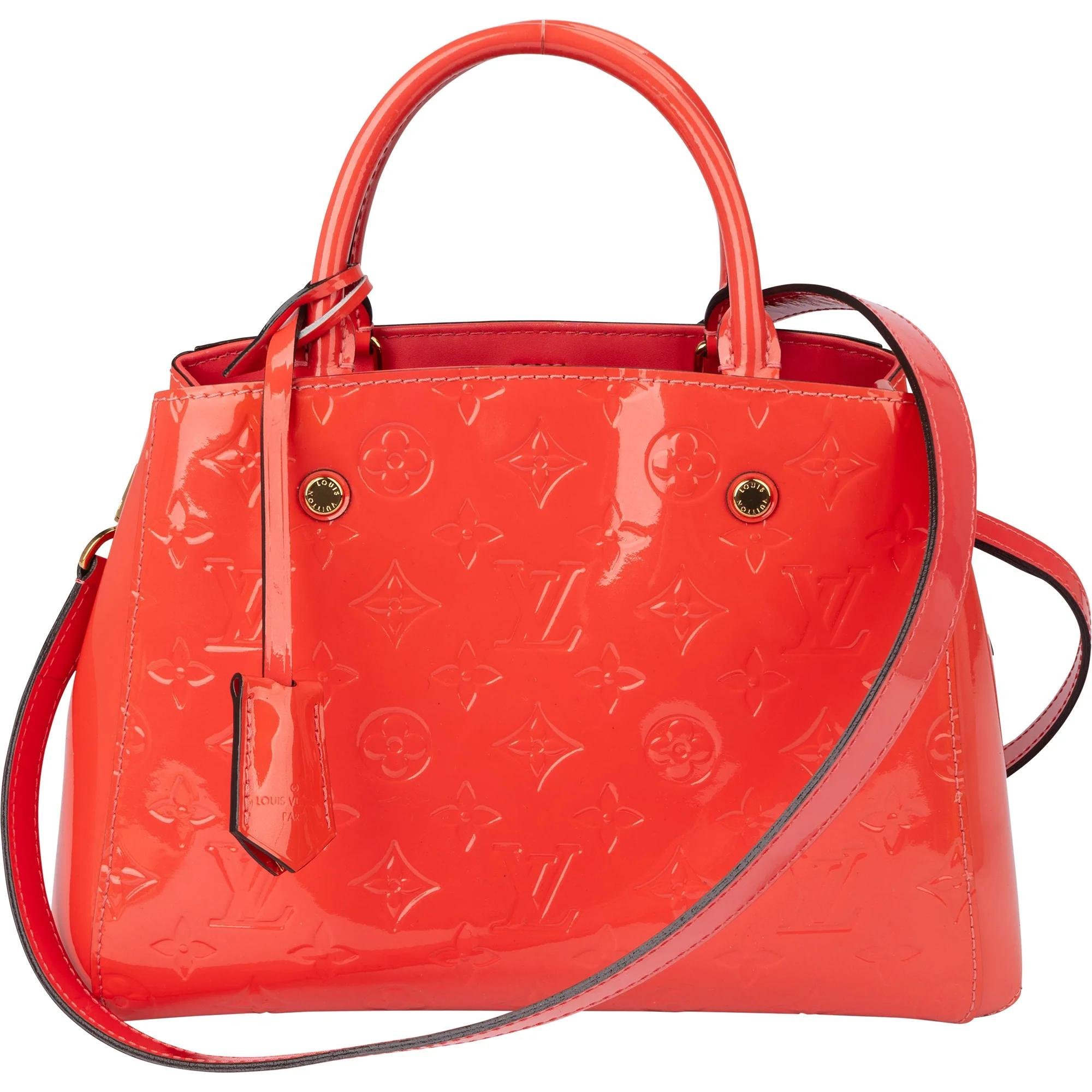 Montaigne patent leather satchel