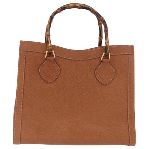 Bamboo leather tote