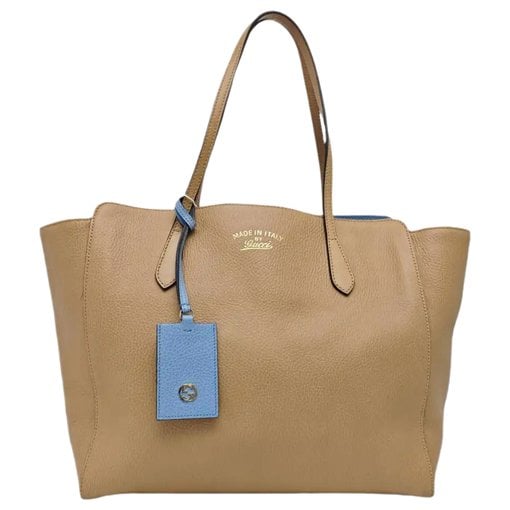 Swing leather handbag
