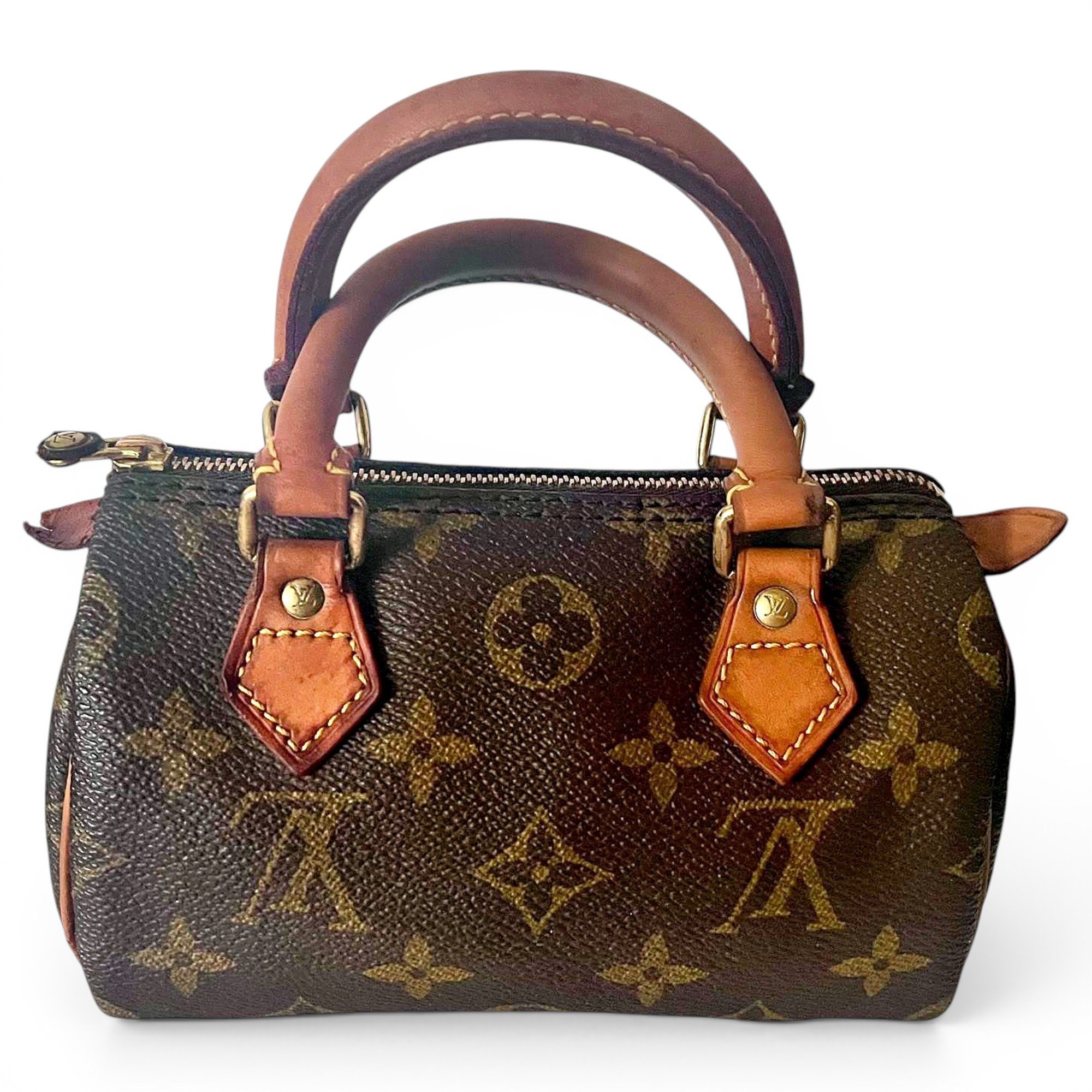 Nano Speedy / Mini HL leather handbag