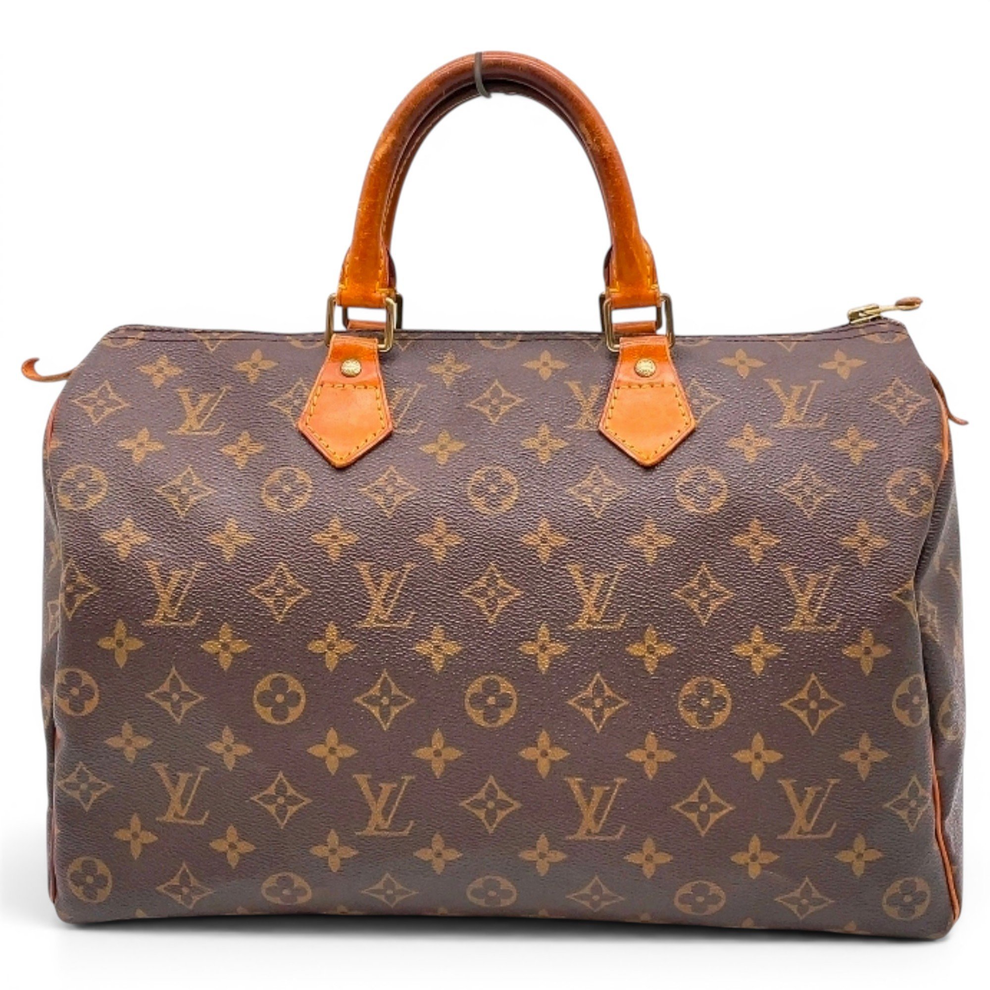 Speedy leather handbag