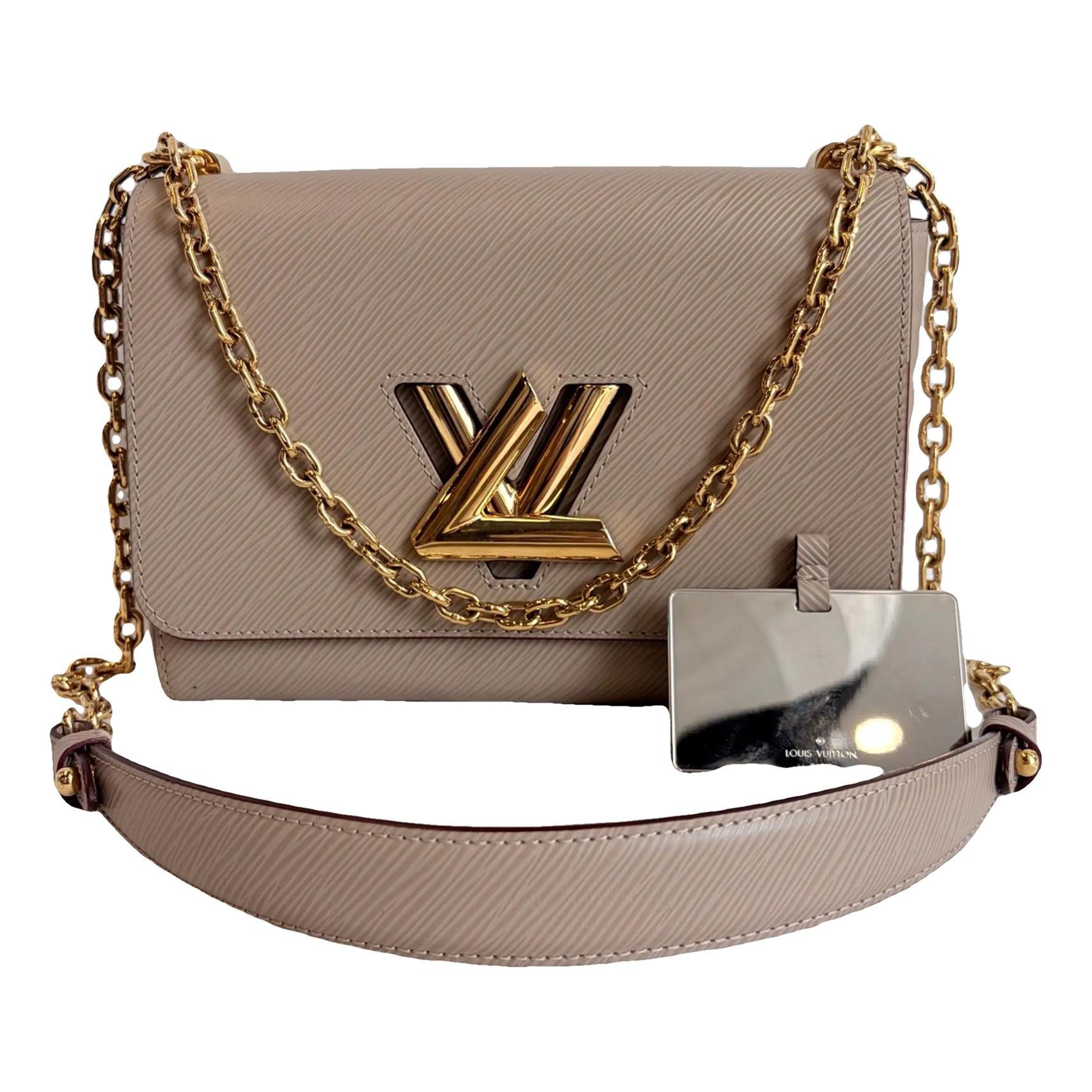 Twist leather crossbody bag