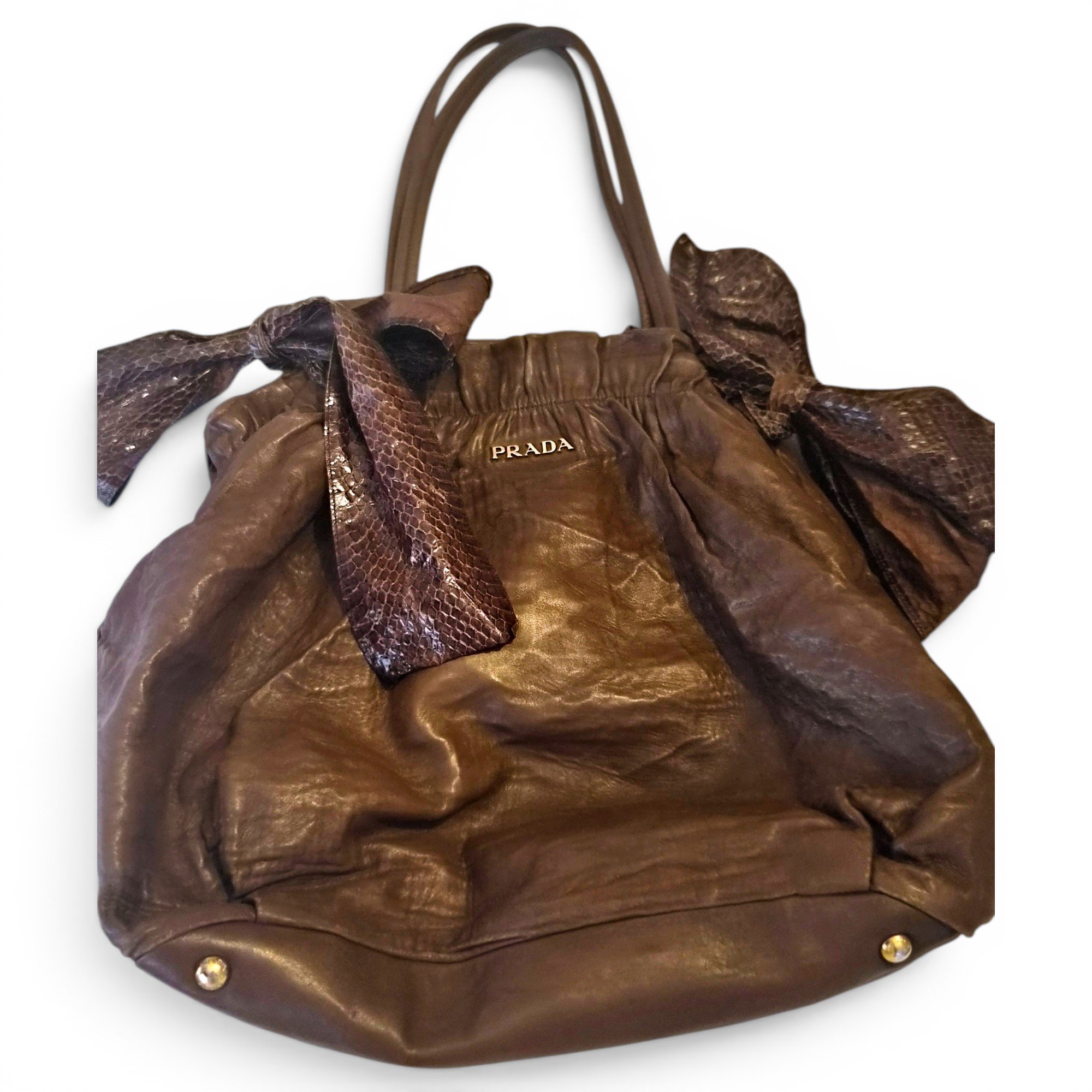 Leather handbag