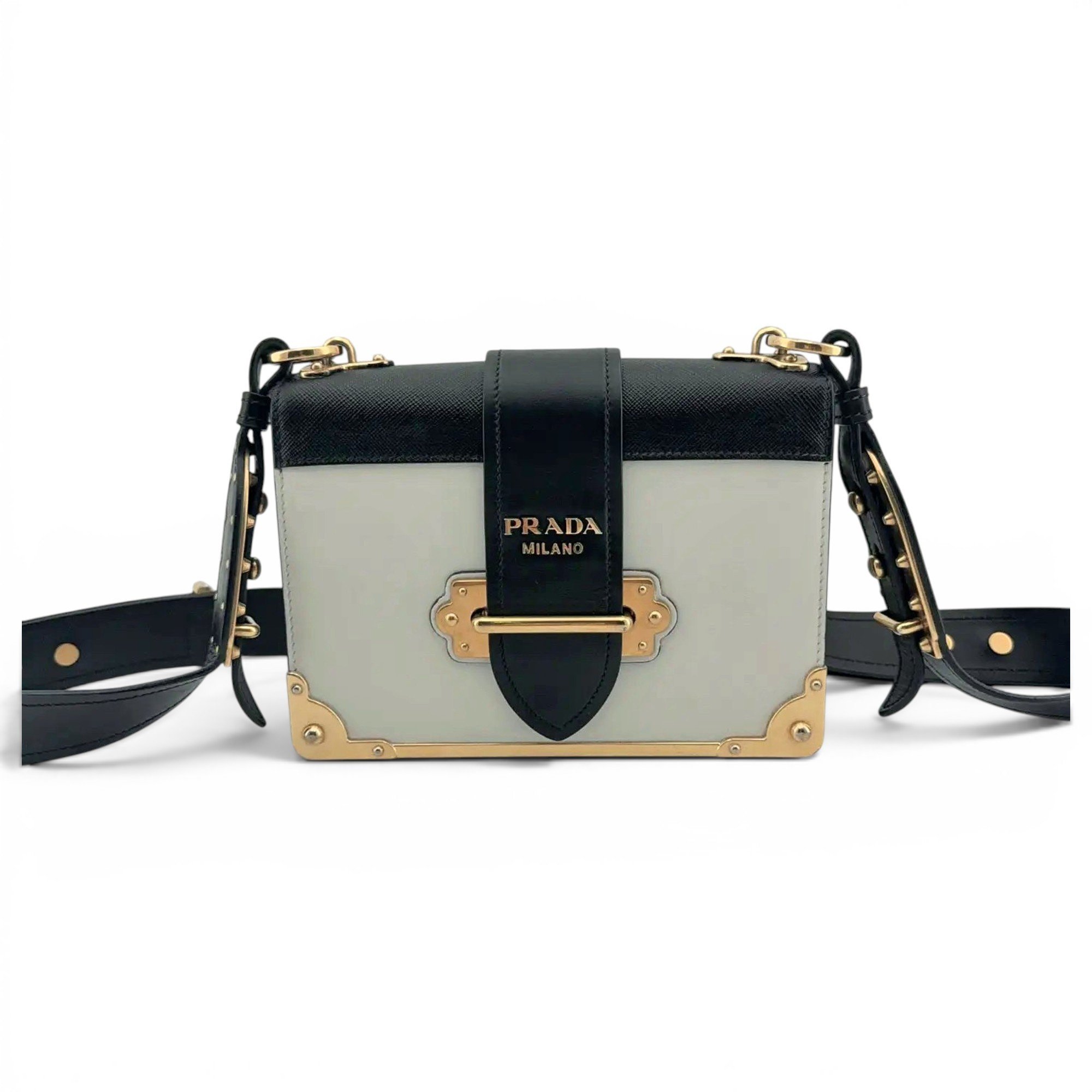 Cahier leather crossbody bag