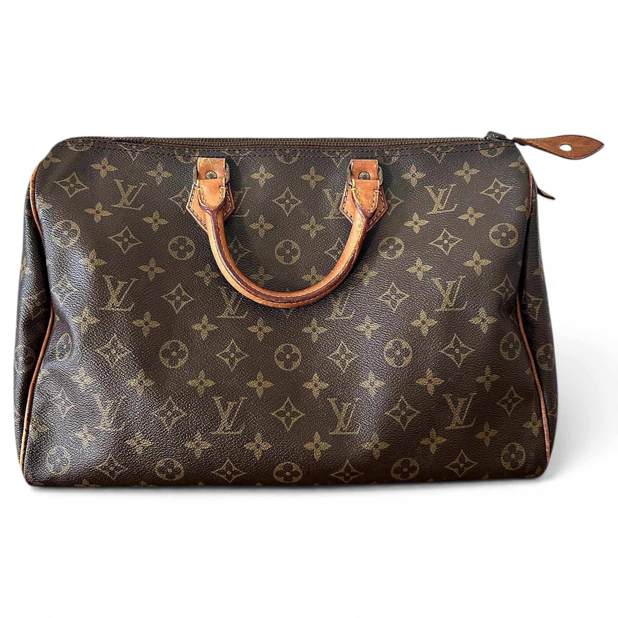 Speedy leather handbag